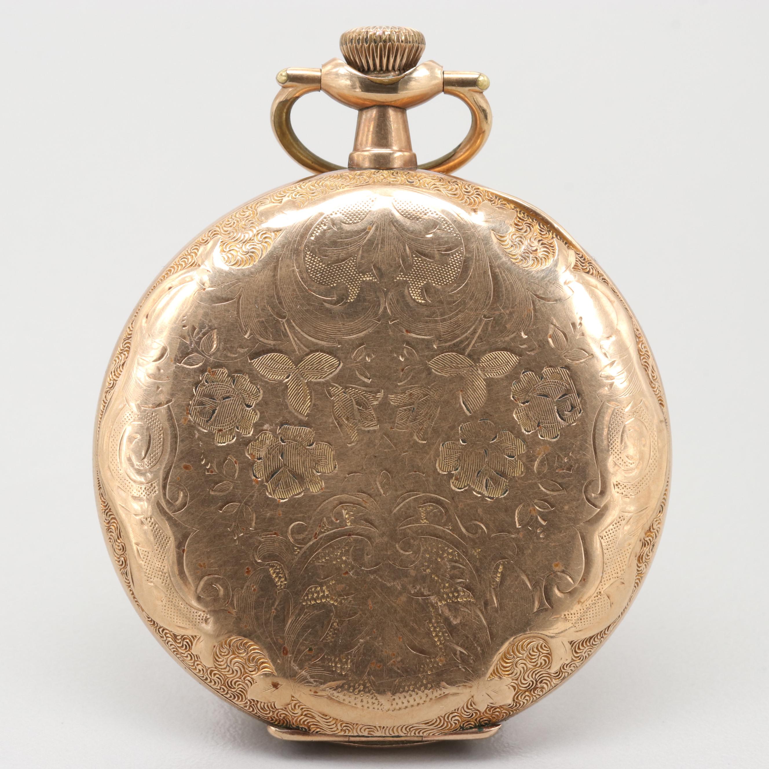 Elgin Gold Filled Hunting Case Pocket Watch, Circa 1912