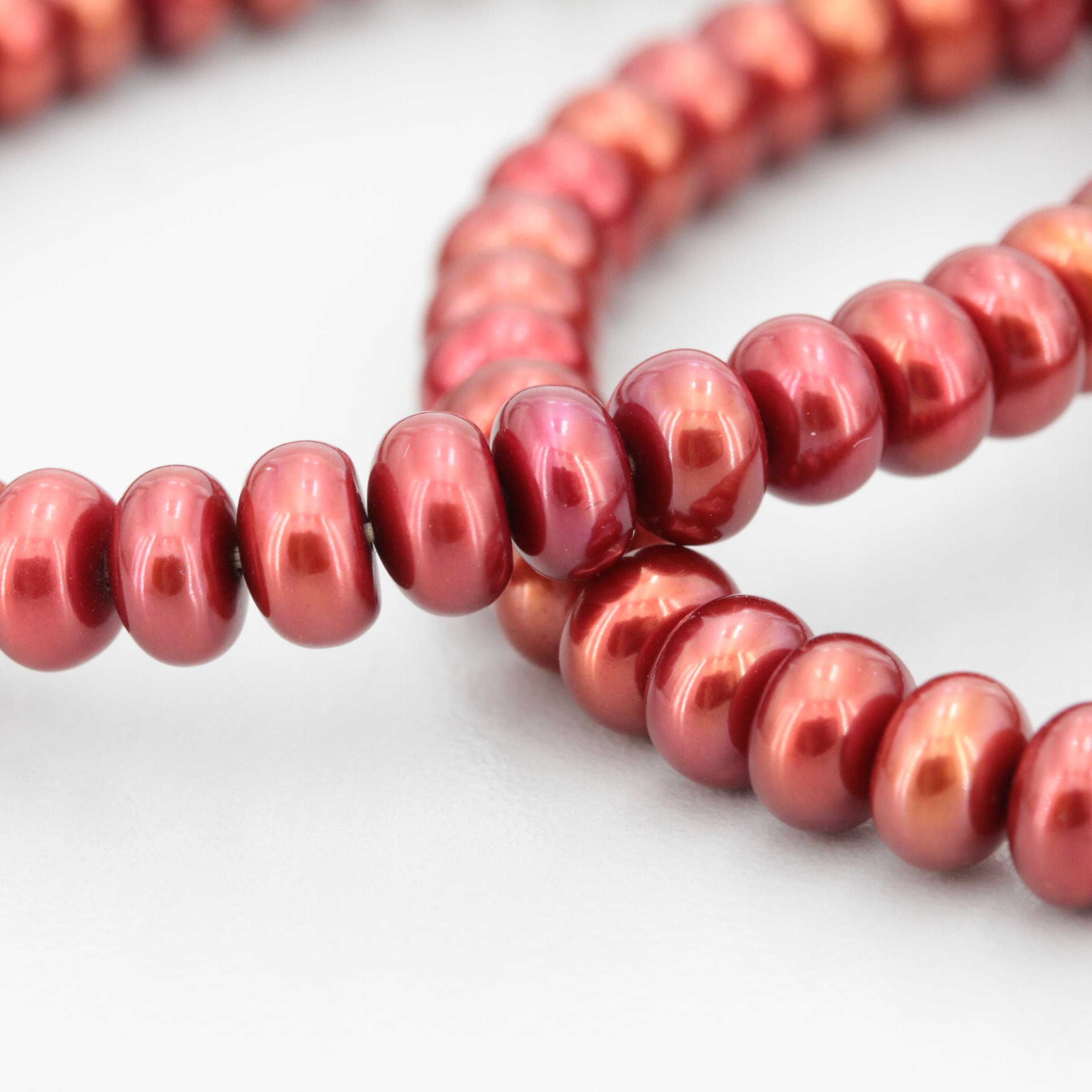 Cultured Pearl Stretch Band Bracelets