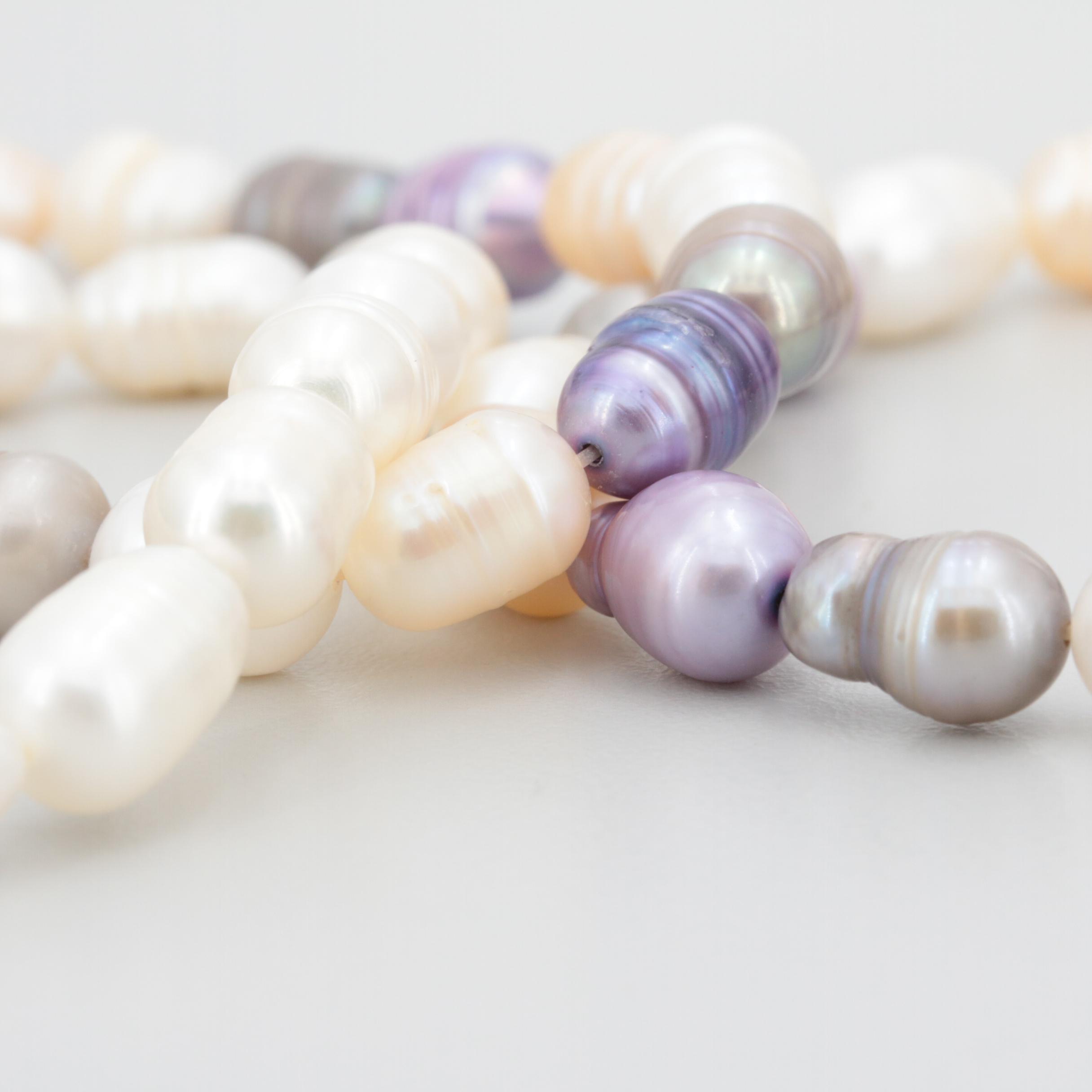 Cultured Pearl Stretch Band Bracelets