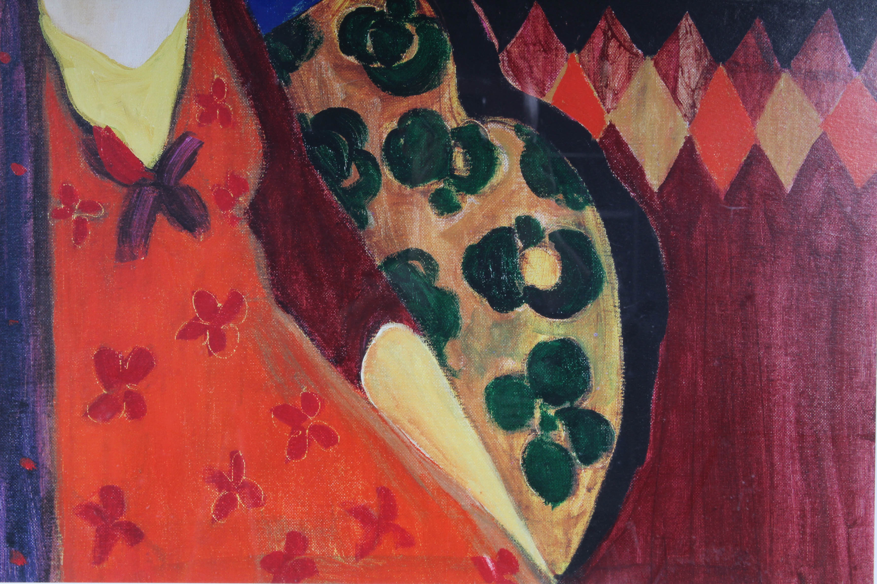 After Itzchak Tarkay "Indigo Chapeau" Offset Lithograph