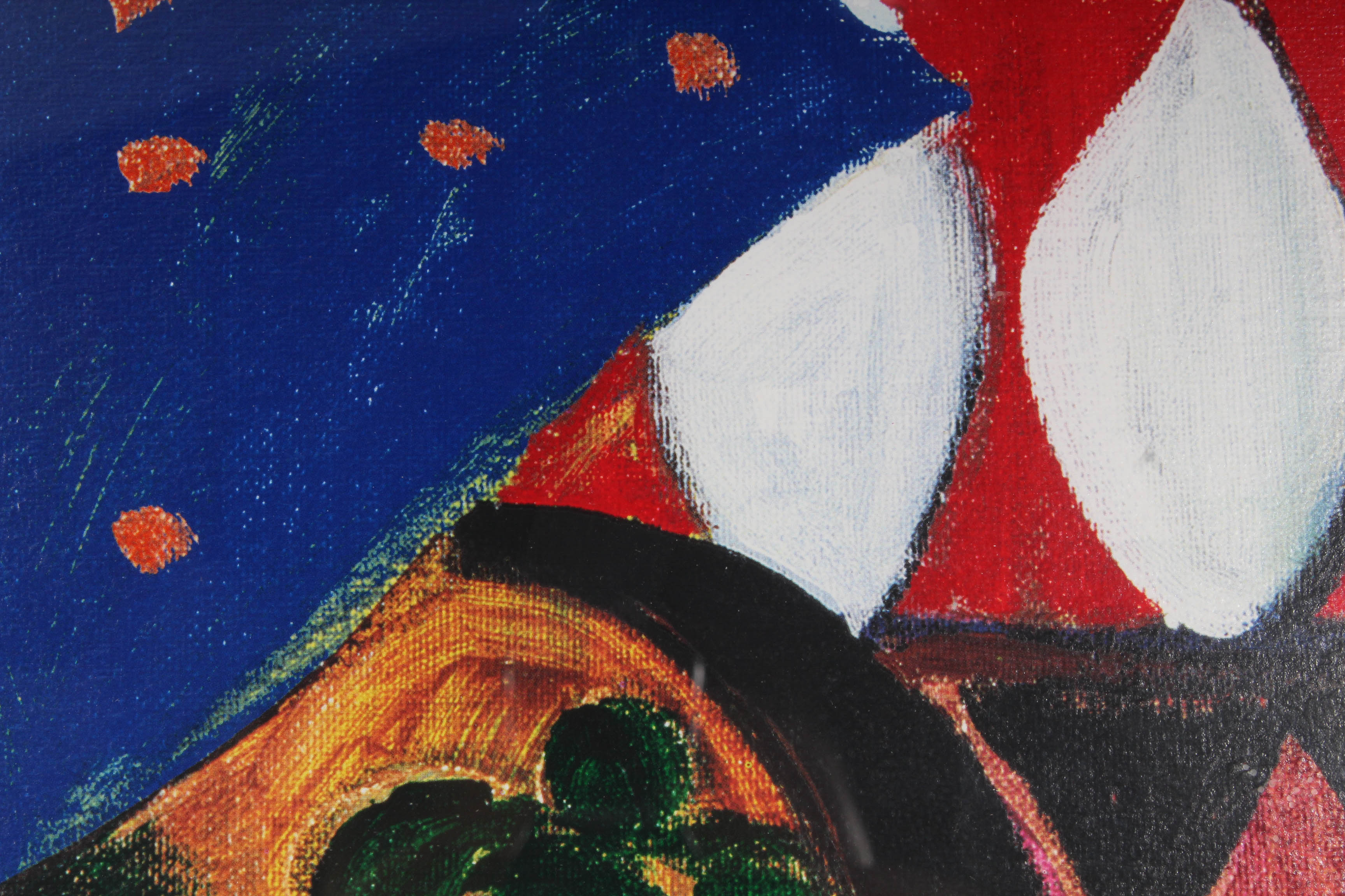 After Itzchak Tarkay "Indigo Chapeau" Offset Lithograph