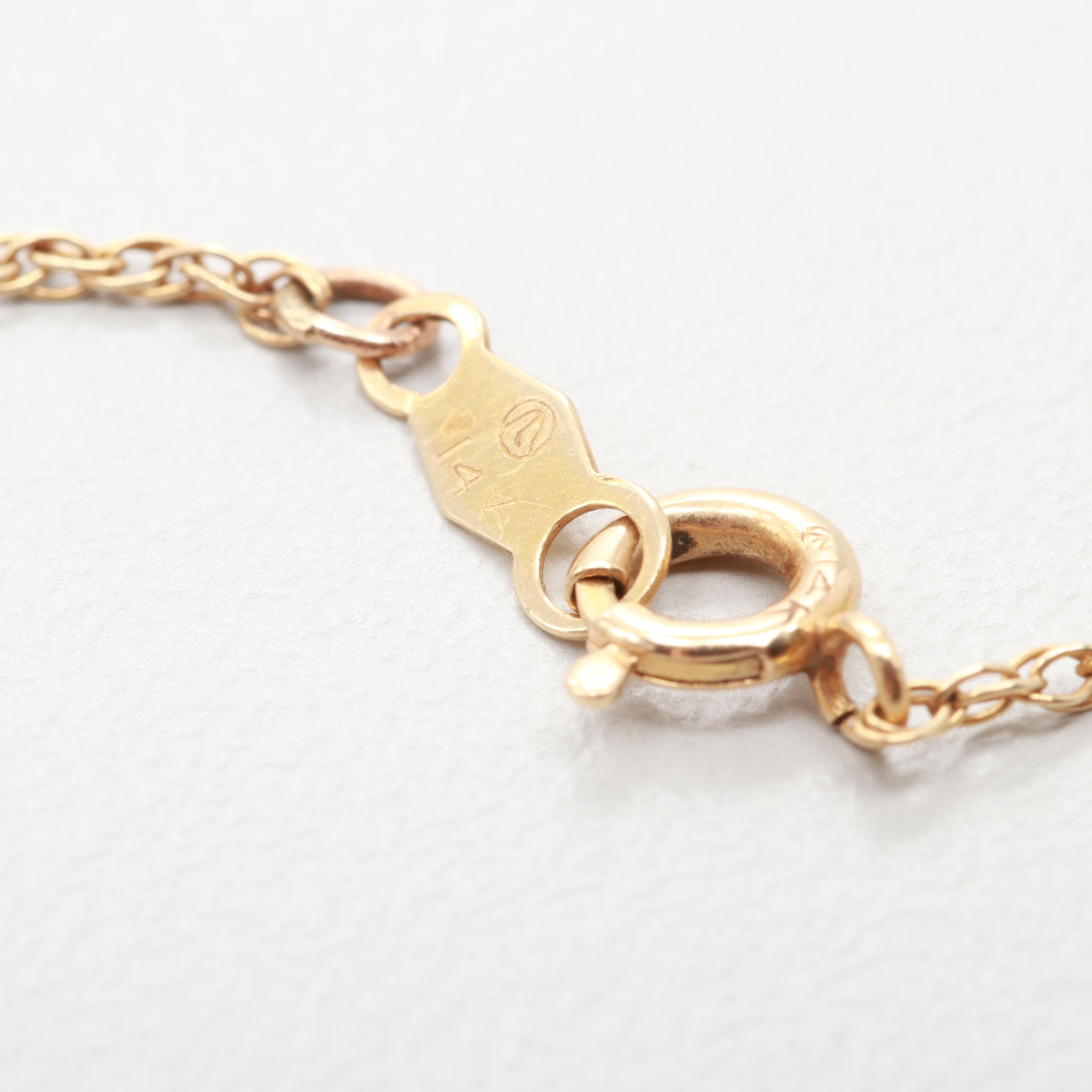 14K Yellow Gold "Karen" Necklace