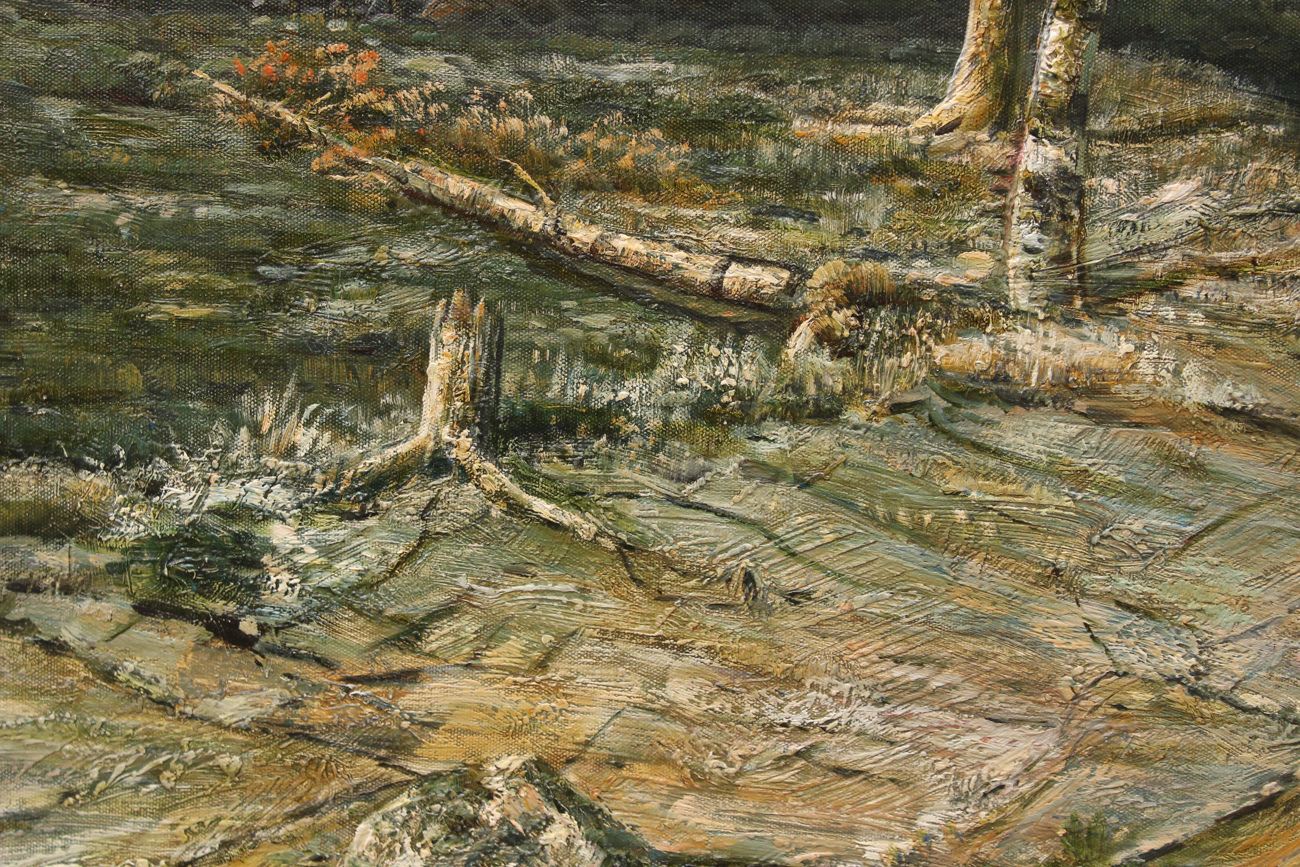 Robert Oil Painting of Coastal Scene