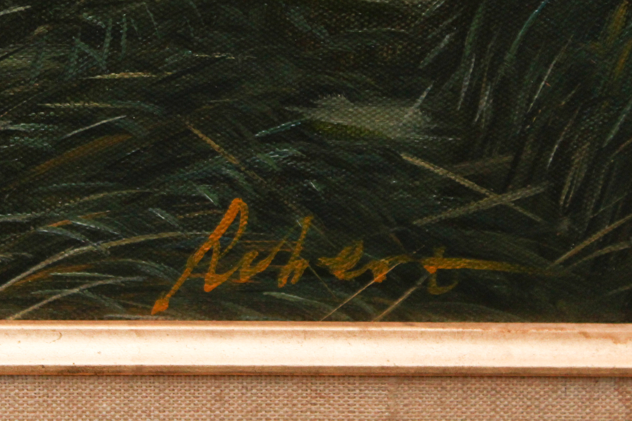 Robert Oil Painting of Coastal Scene