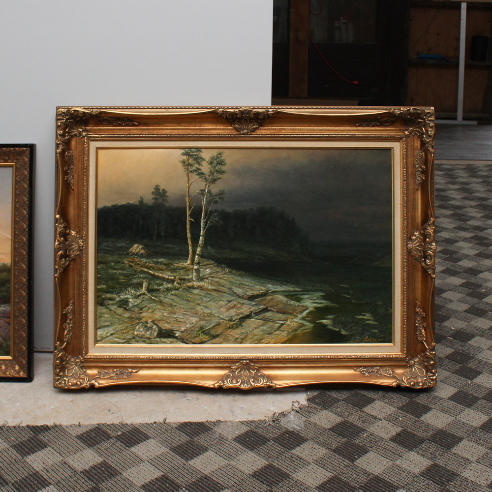 Robert Oil Painting of Coastal Scene