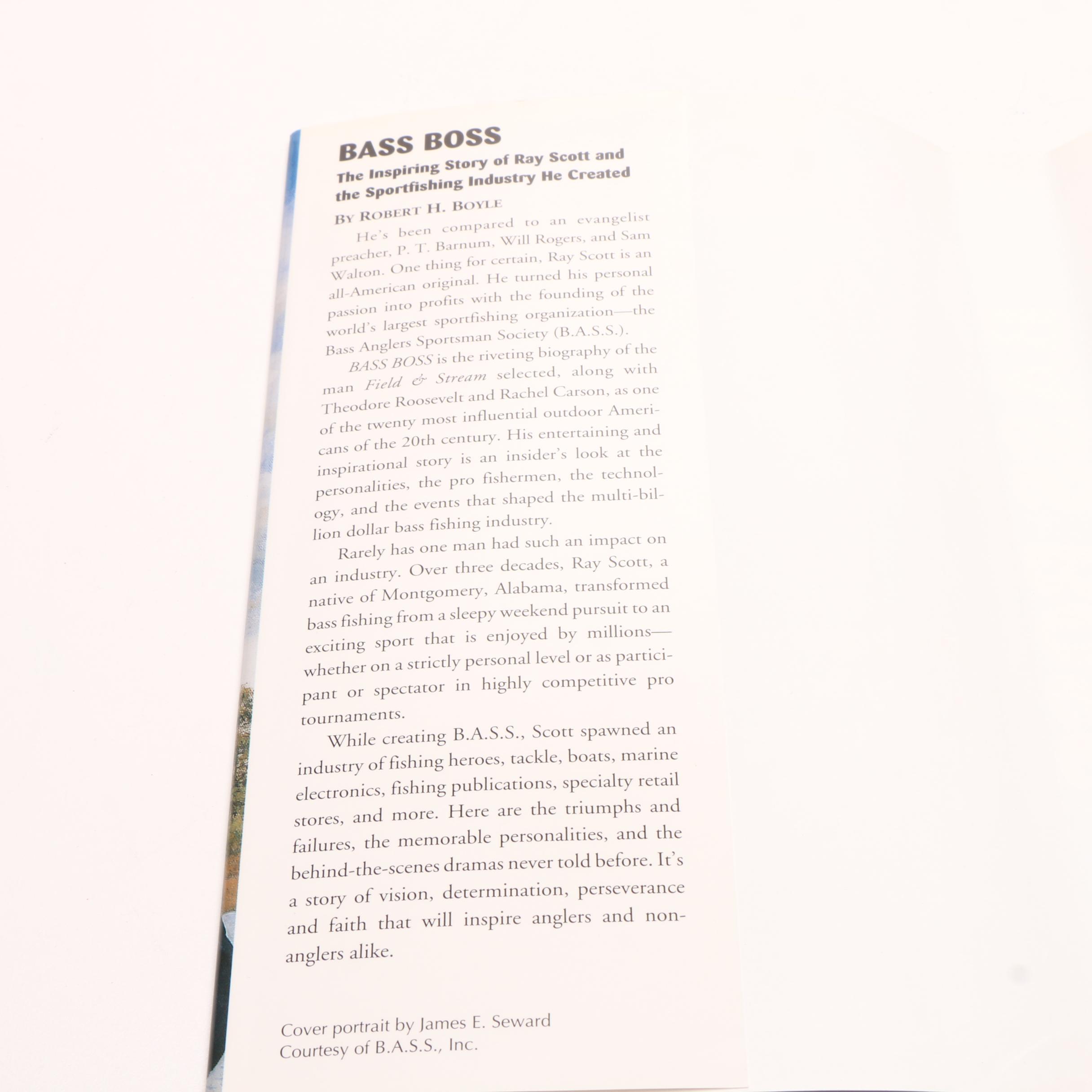 "Bass Boss" by Robert H. Boyle, Signed First Edition