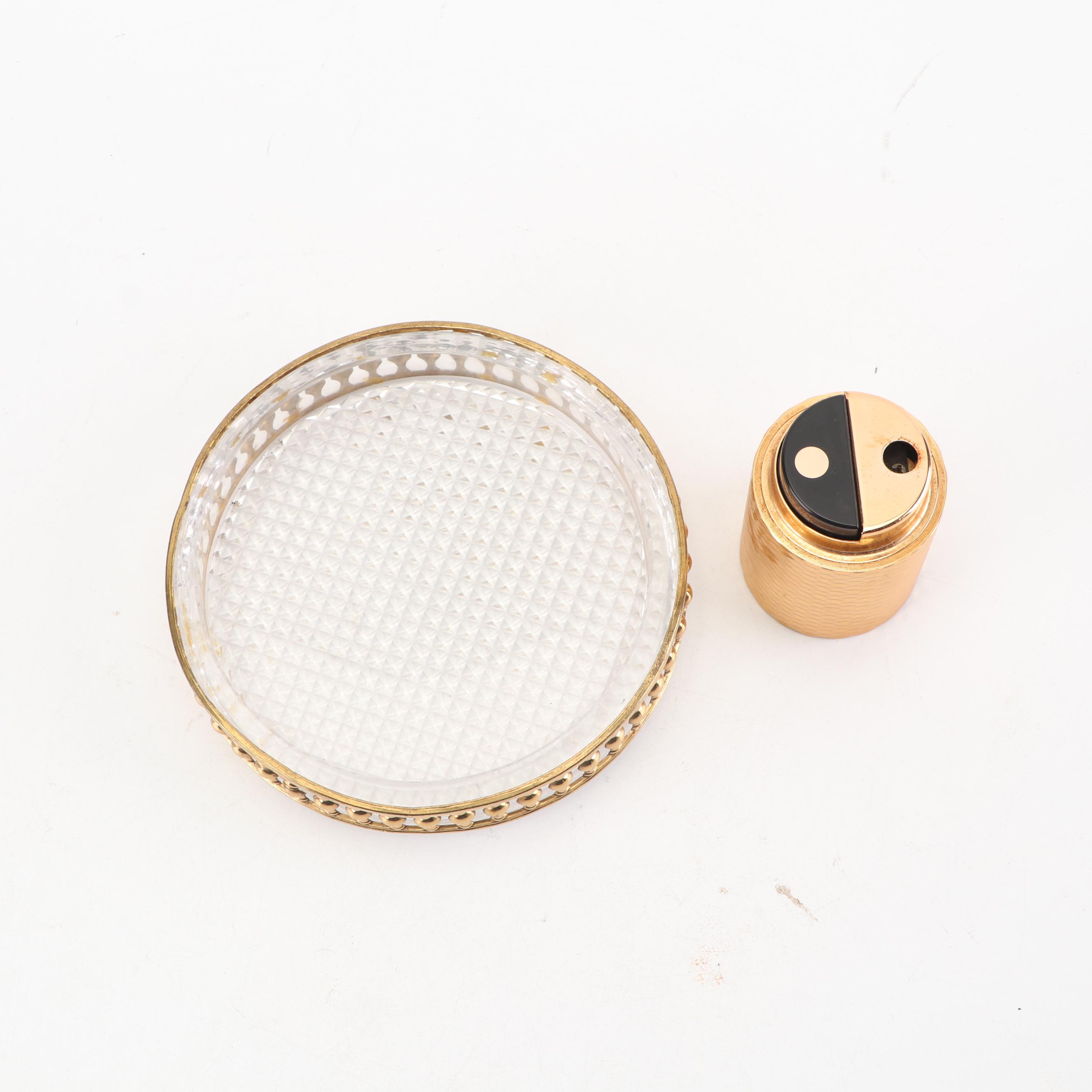 Evening Bags with Japanese Table Lighters and Ash Receiver, Late 20th Century