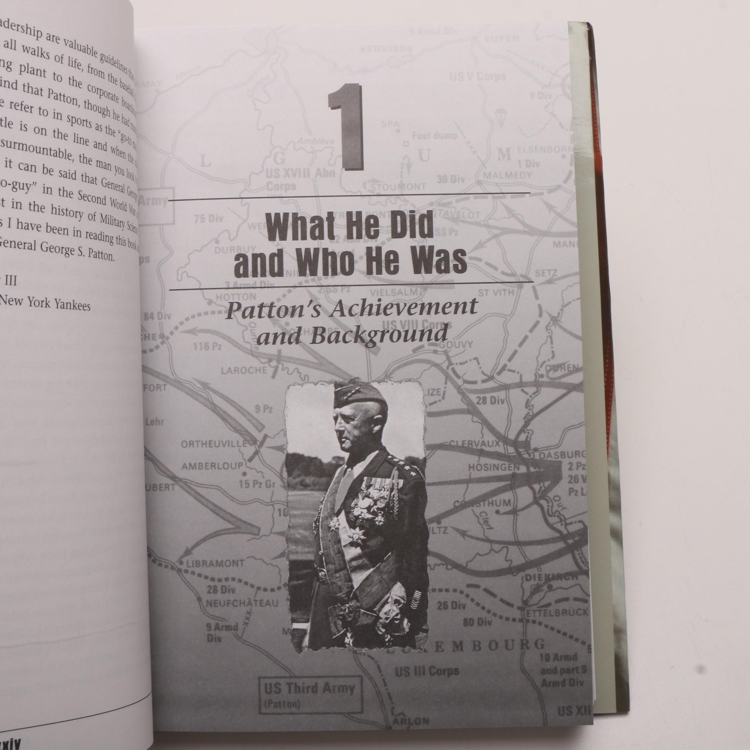 Nonfiction Books including First Edition "Patton on Leadership" by Alan Axelrod