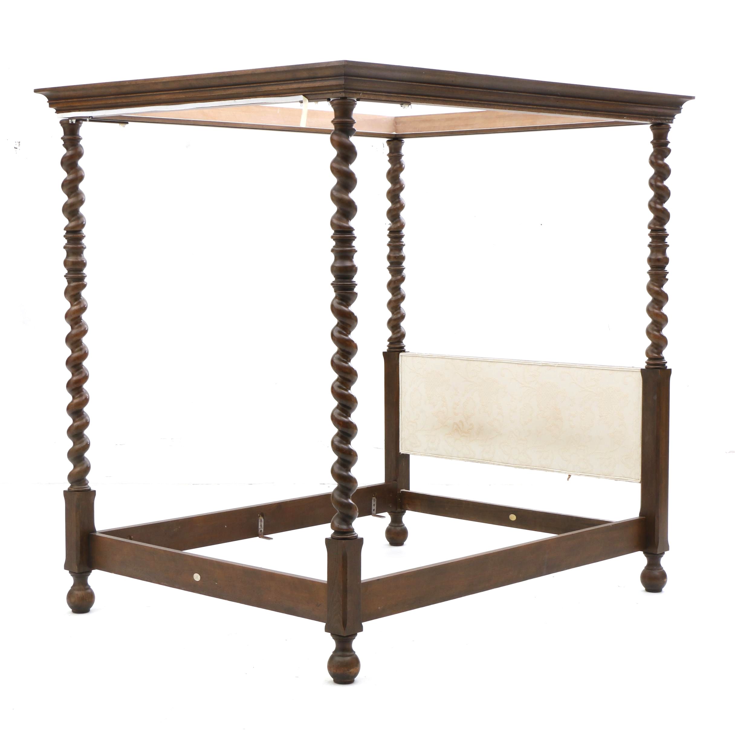 Baker Canopy Bed with Barley Twist Posts
