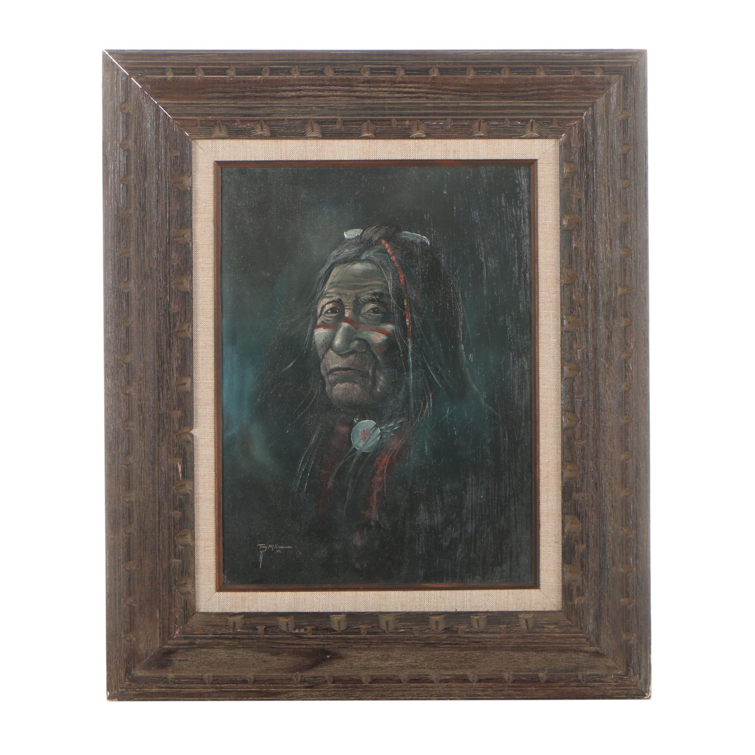 Tony M. Sandoval Oil Painting