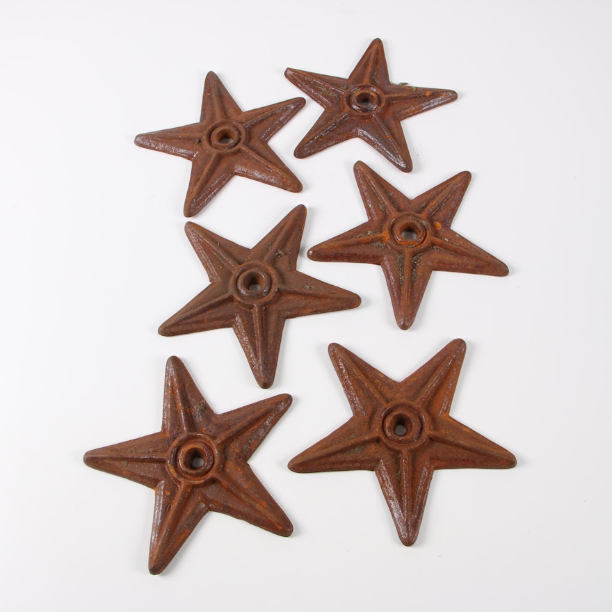 Cast Iron Star Anchor Plates