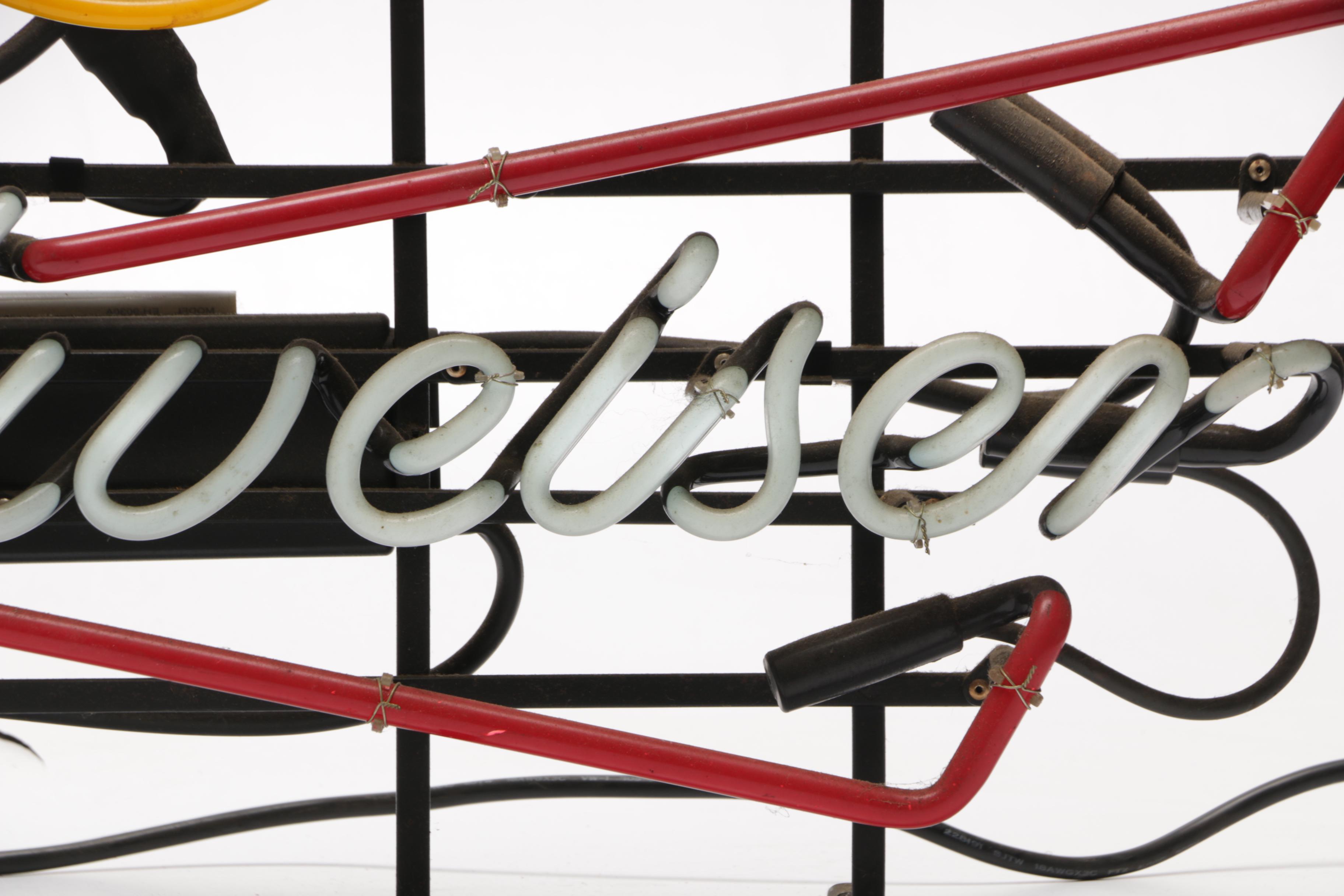 Budweiser Clydesdale Neon Beer Sign