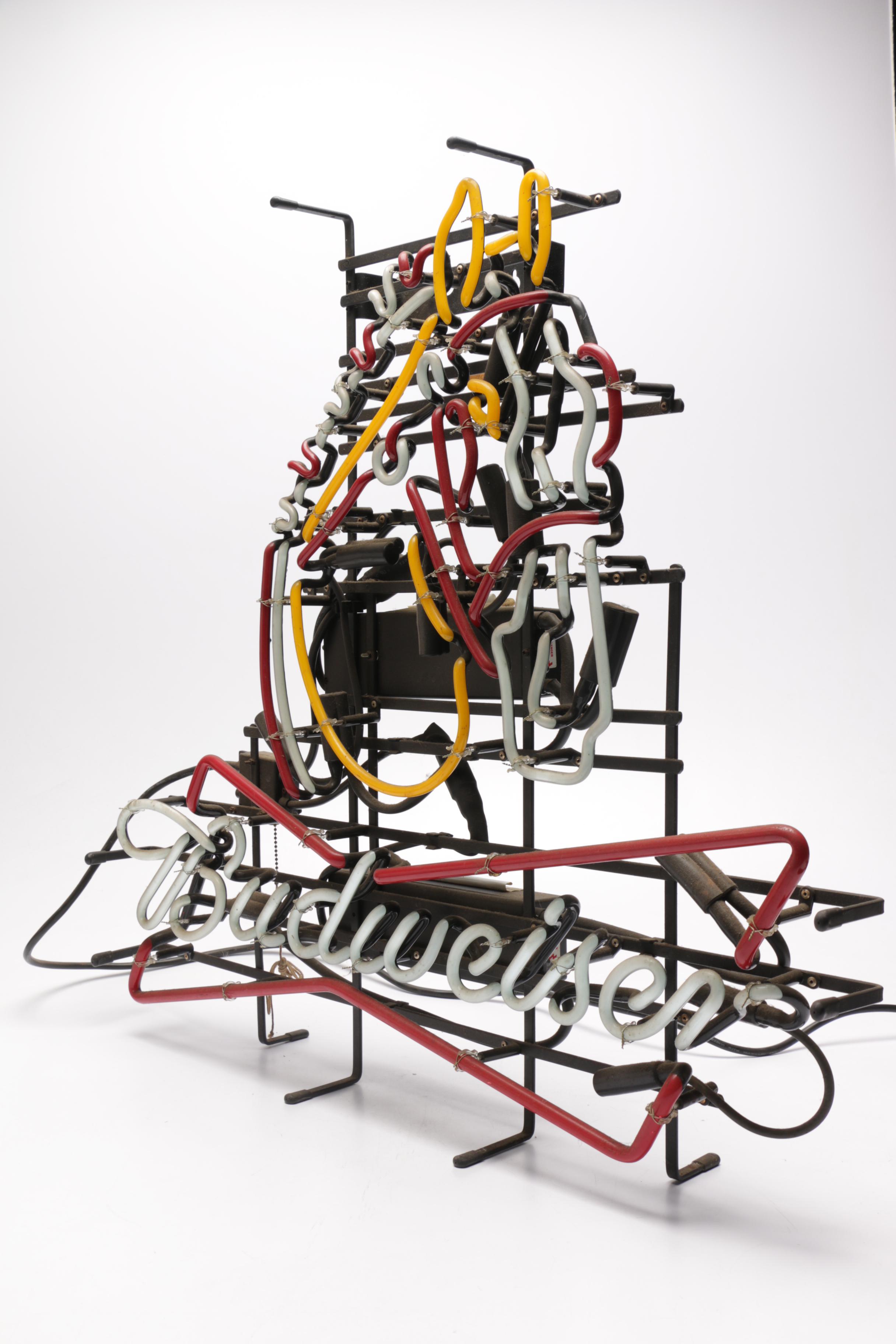 Budweiser Clydesdale Neon Beer Sign