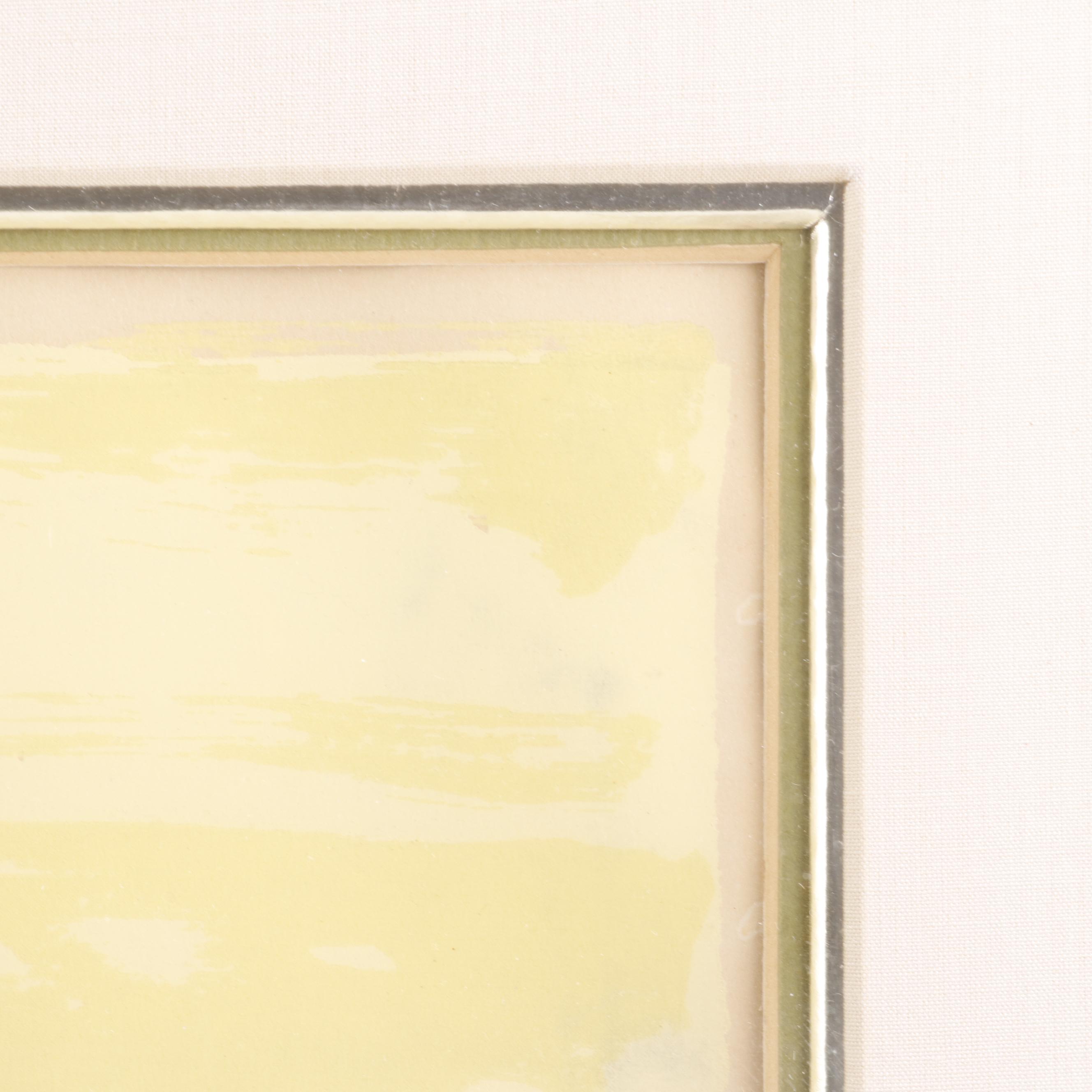 Carl Rantz Serigraph "Field of Poppies"