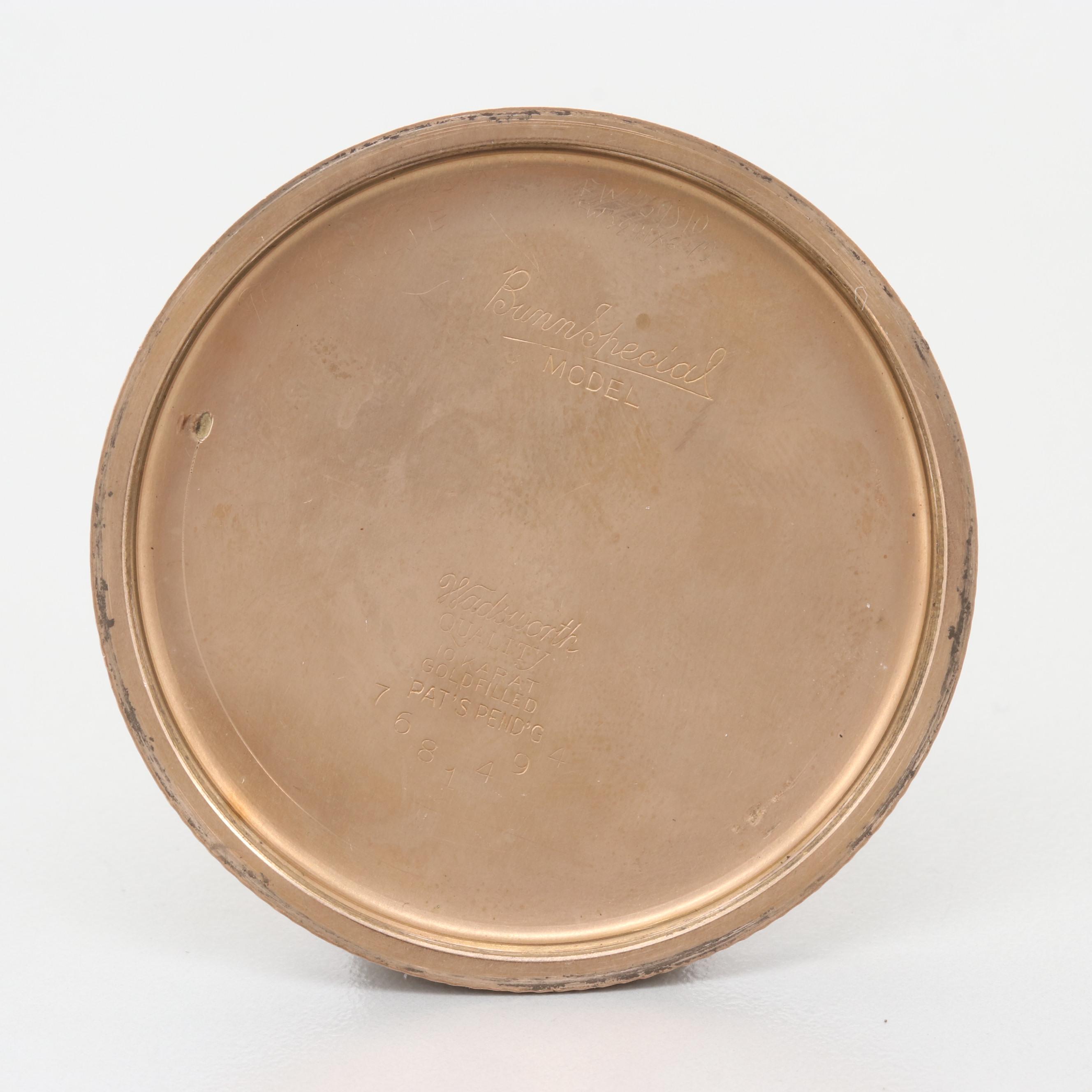 Illinois Watch Co. "Sidewinder" 10K Gold Filled Pocket Watch, Circa 1908