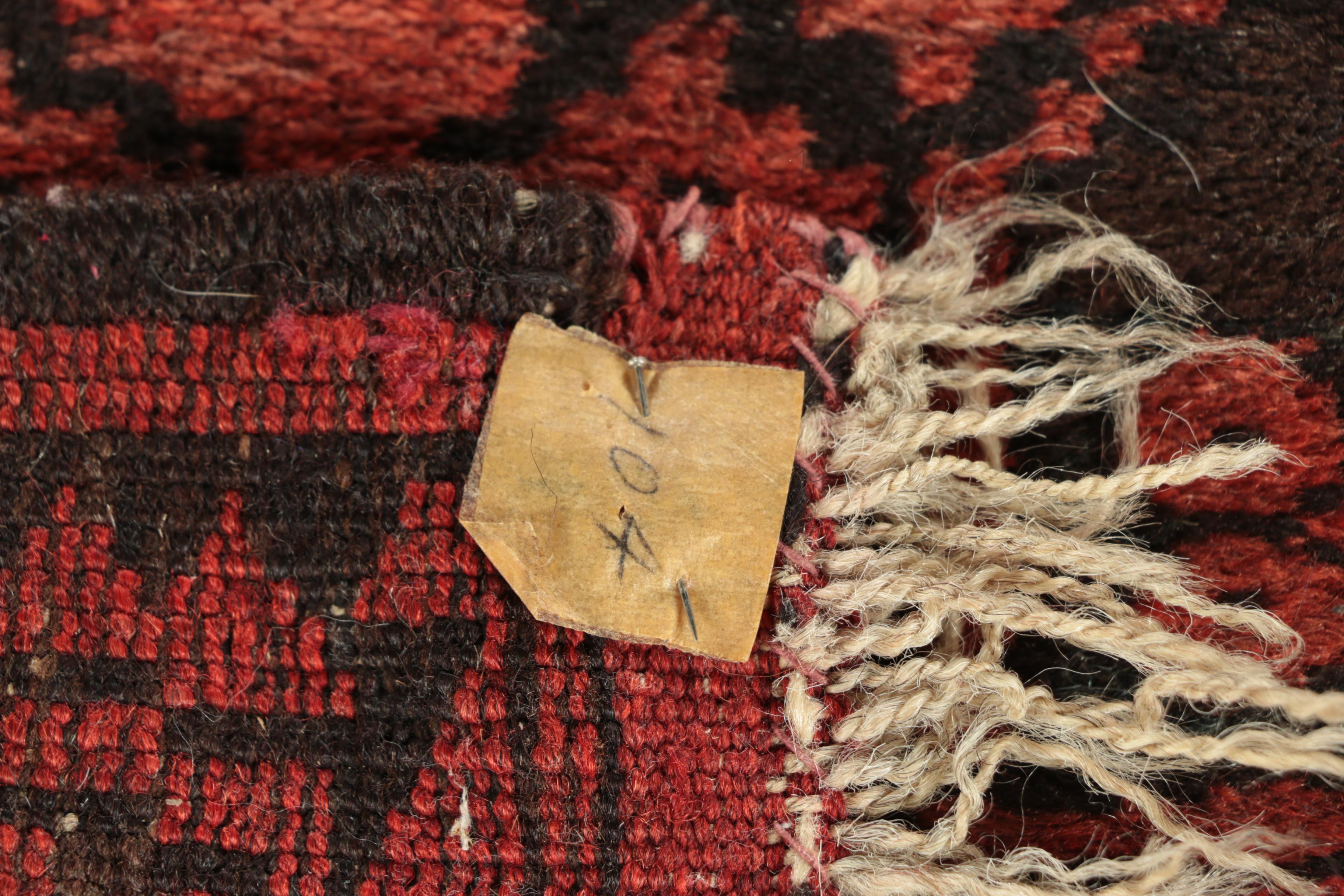 Hand-Knotted Afghan Ersari Wool Area Rug