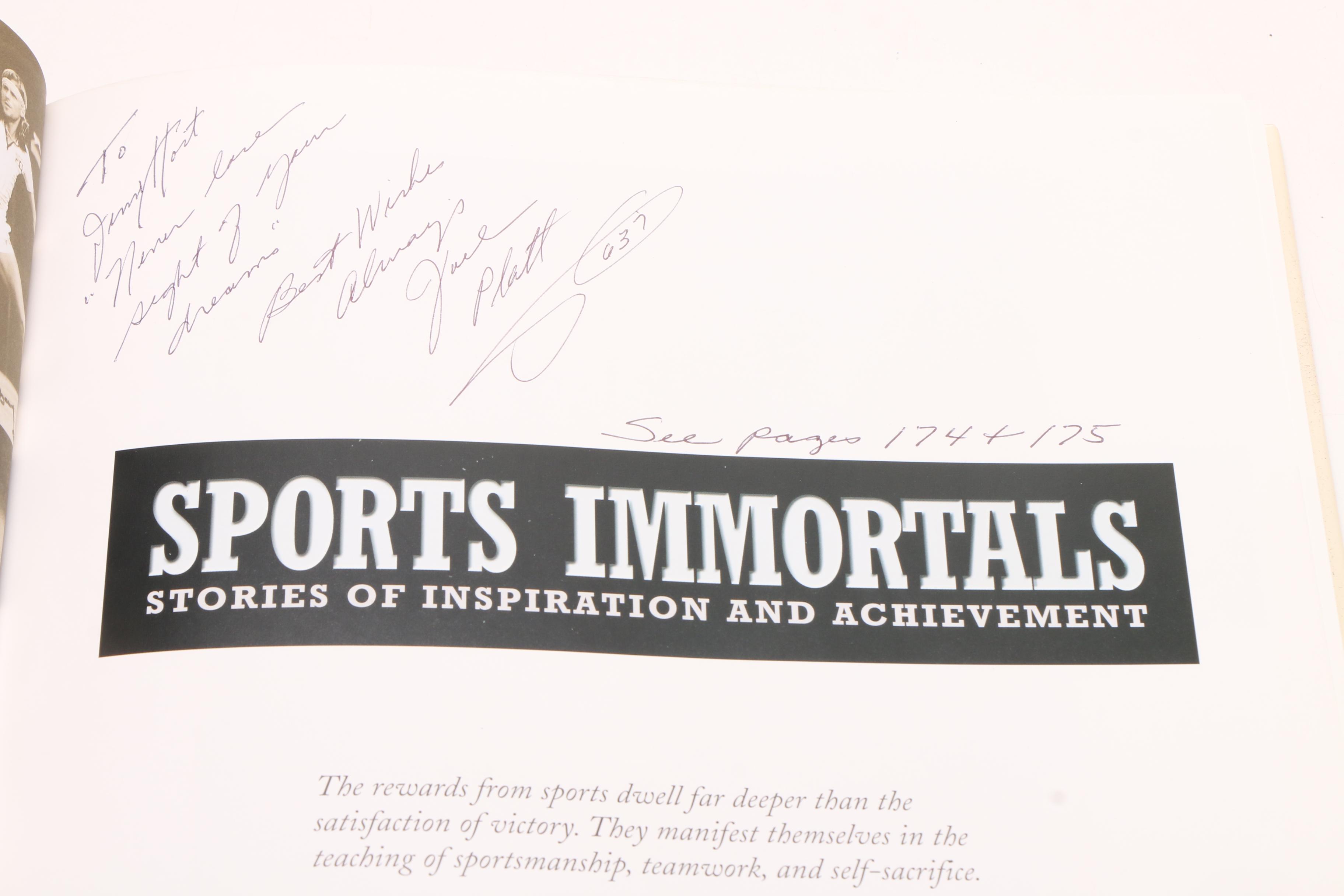 Signed "Sports Immortals" with Limited Edition "Oklahoma State University"