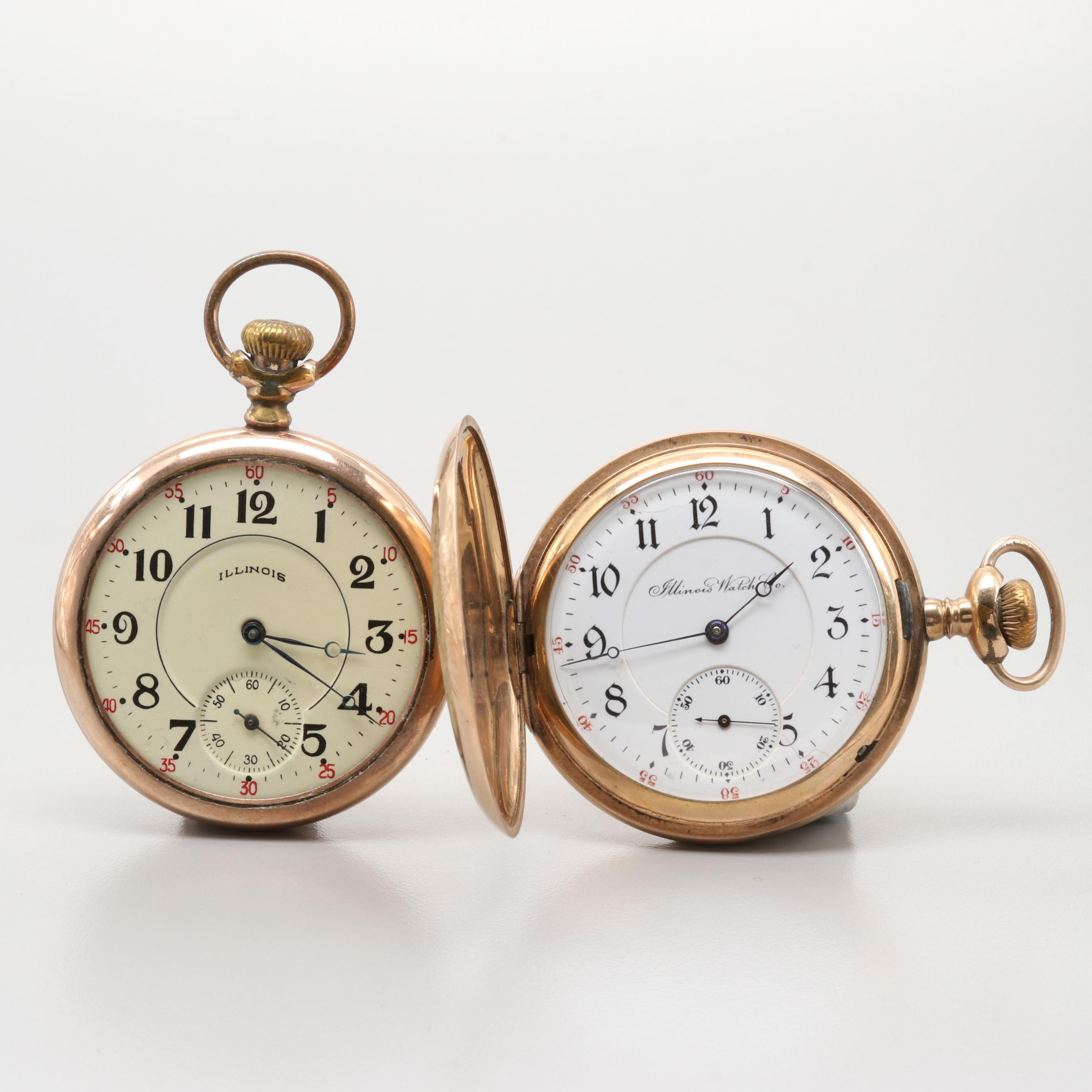 Illinois Gold Filled Pocket Watches, 1903 and 1915