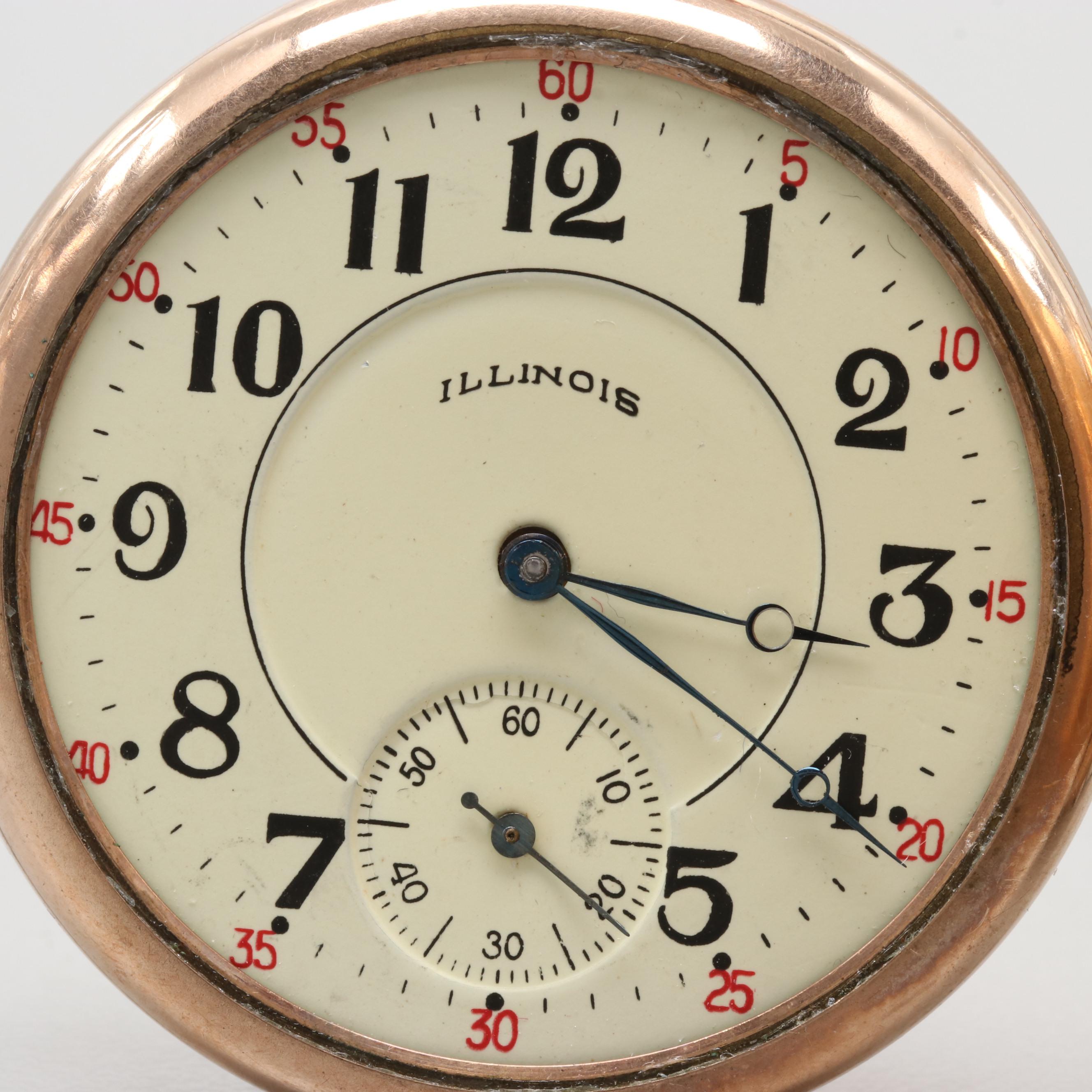 Illinois Gold Filled Pocket Watches, 1903 and 1915