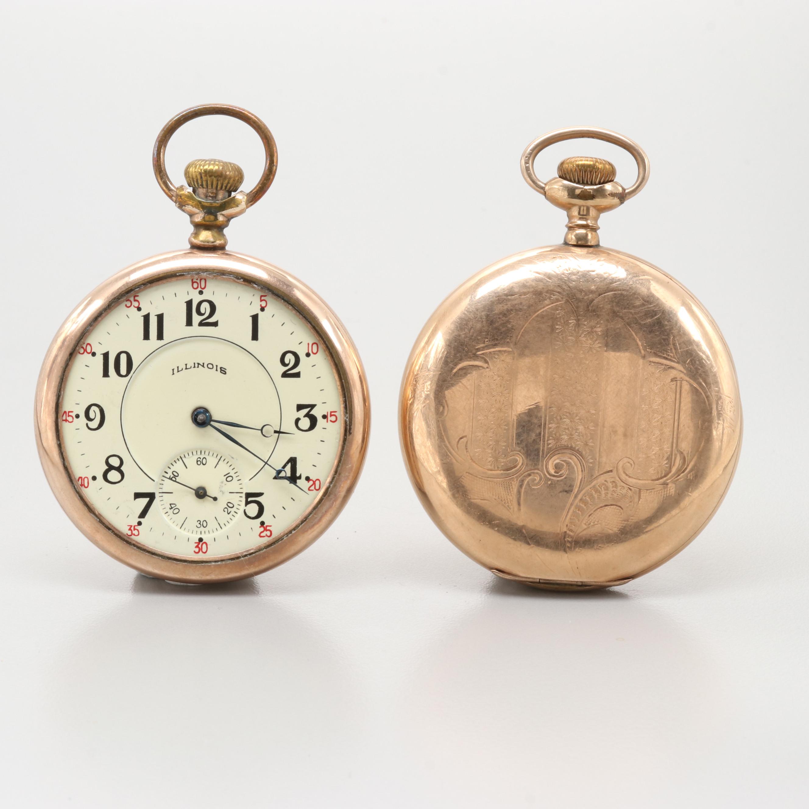 Illinois Gold Filled Pocket Watches, 1903 and 1915