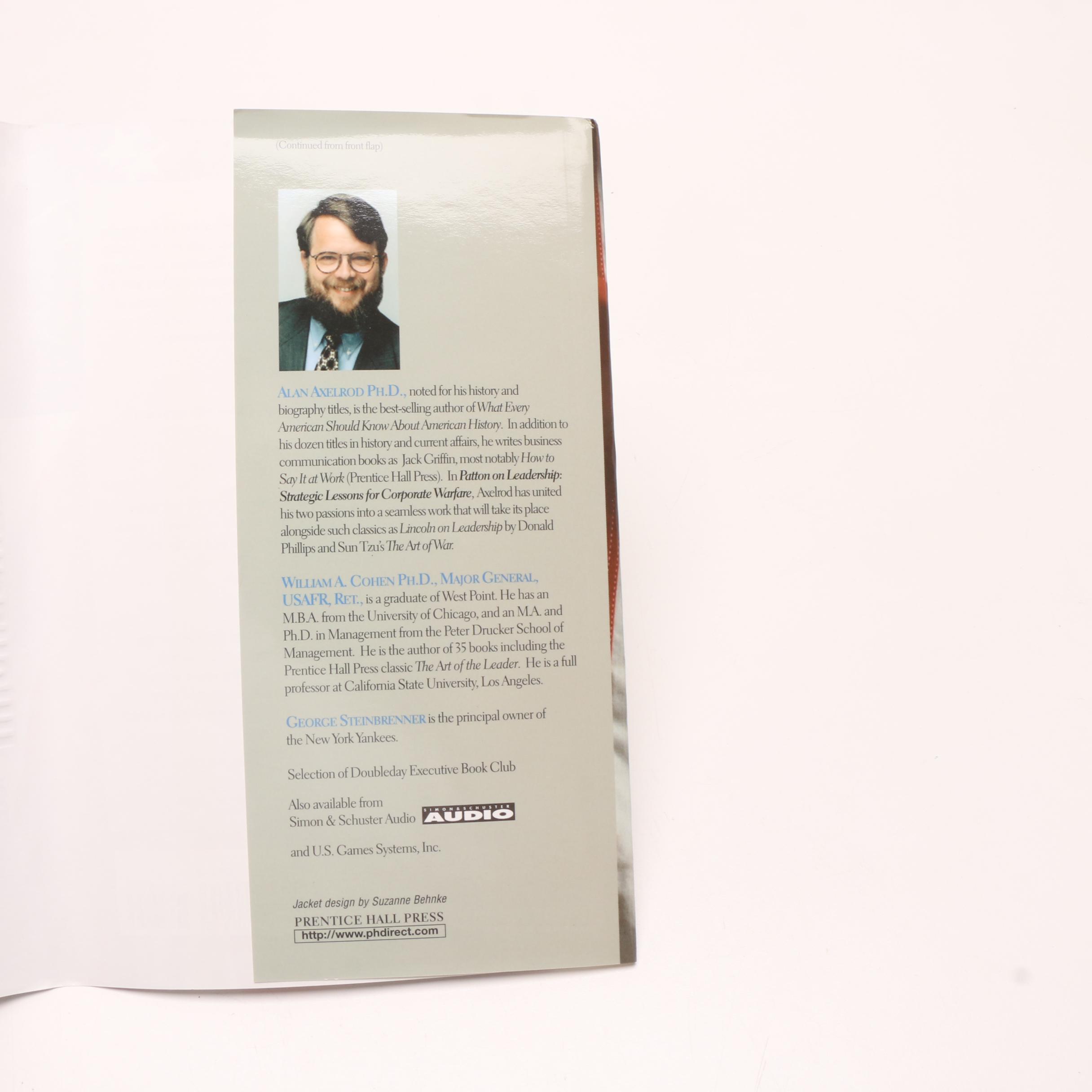 Nonfiction Books including First Edition "Patton on Leadership" by Alan Axelrod