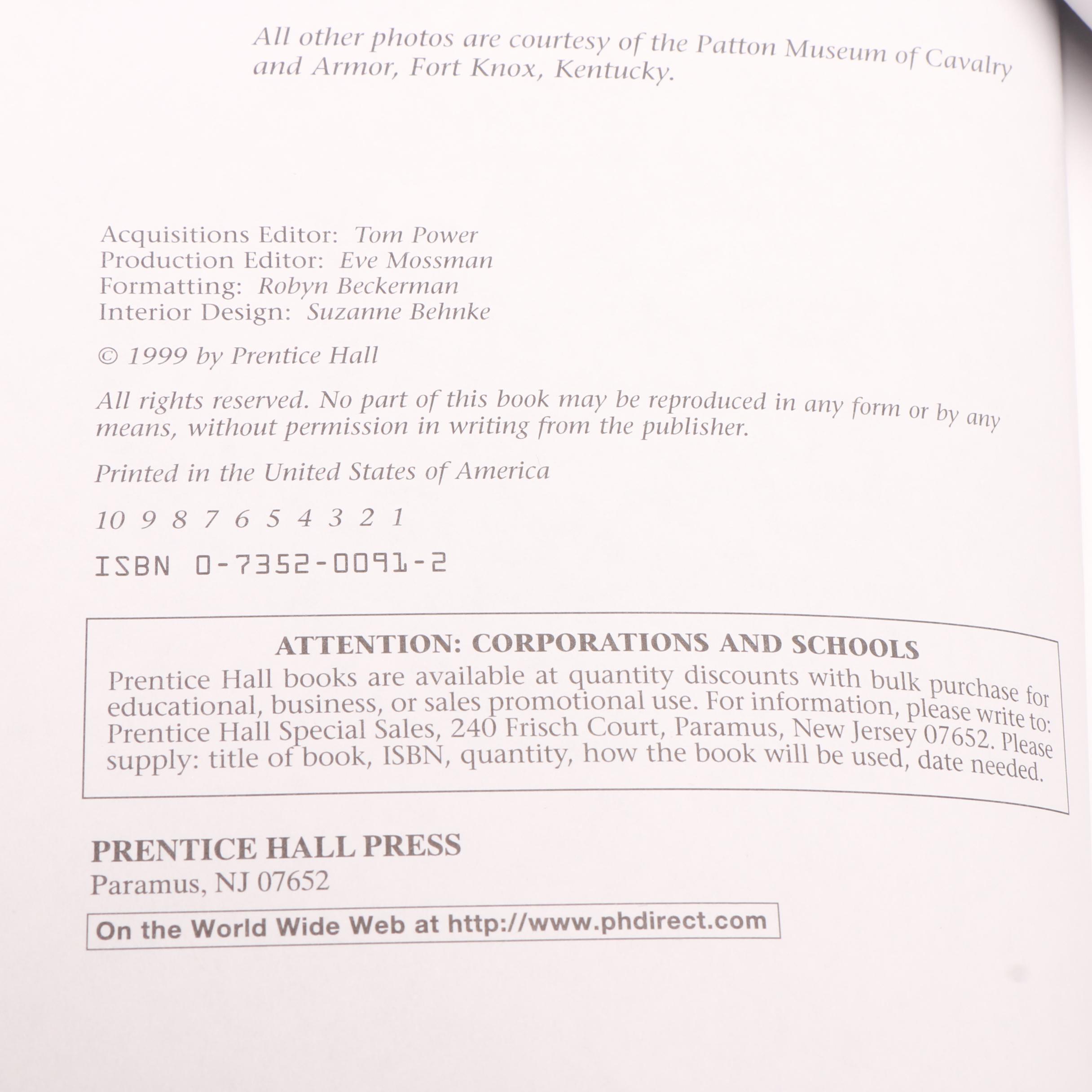 Nonfiction Books including First Edition "Patton on Leadership" by Alan Axelrod