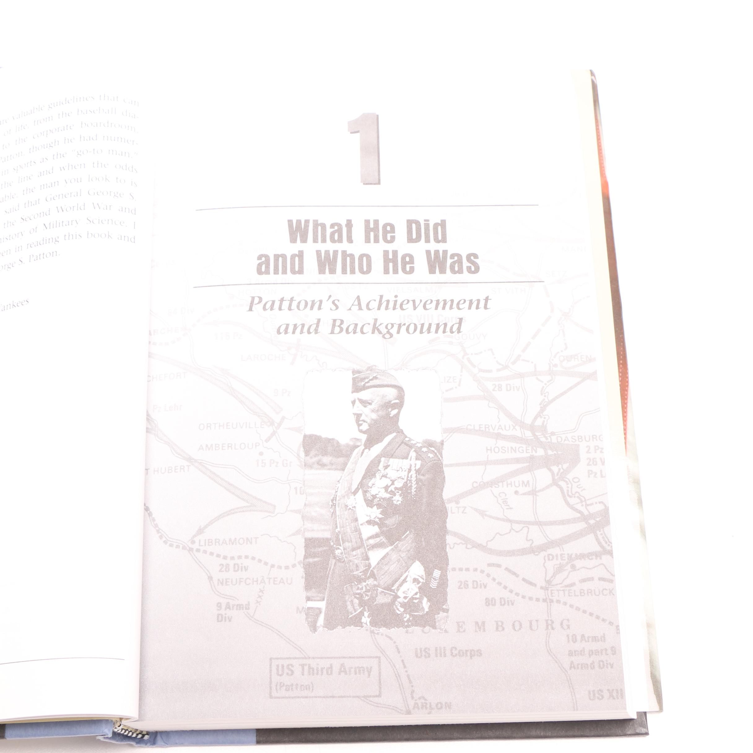 Nonfiction Books including First Edition "Patton on Leadership" by Alan Axelrod