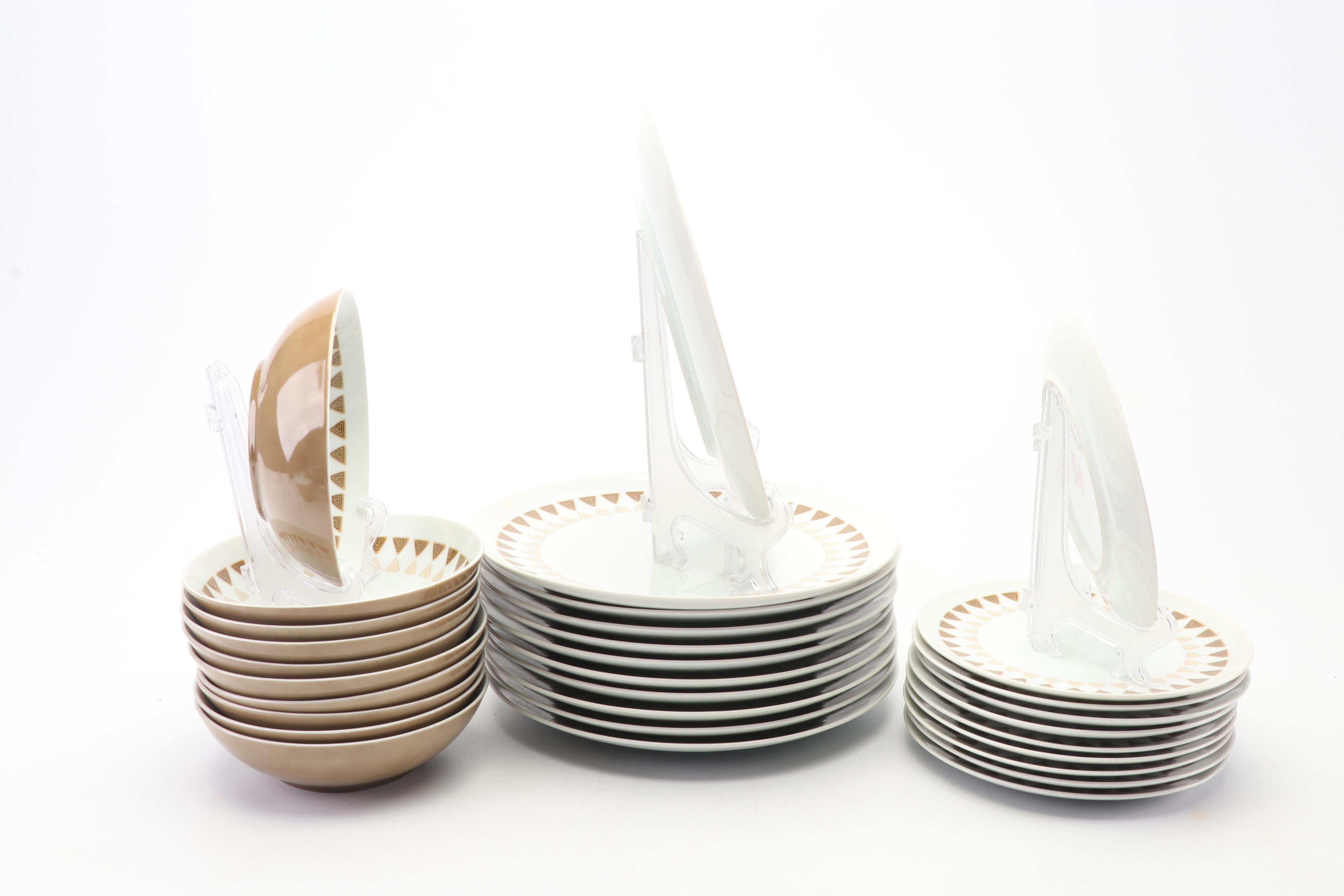 Mid Century Modern Mikasa Elite "Interlude" China Dinner Set