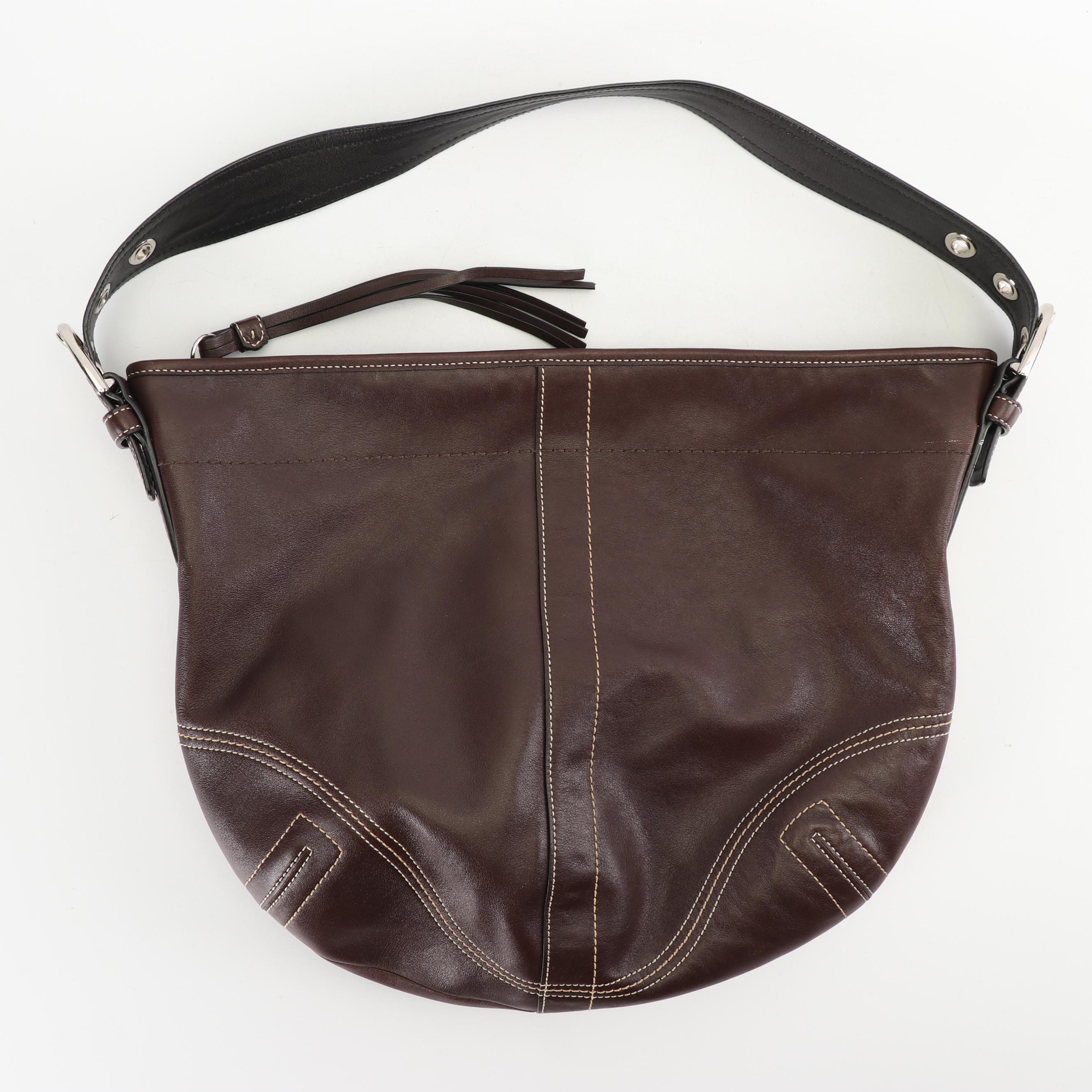 2005 Coach Soho Brown Leather Hobo Bag