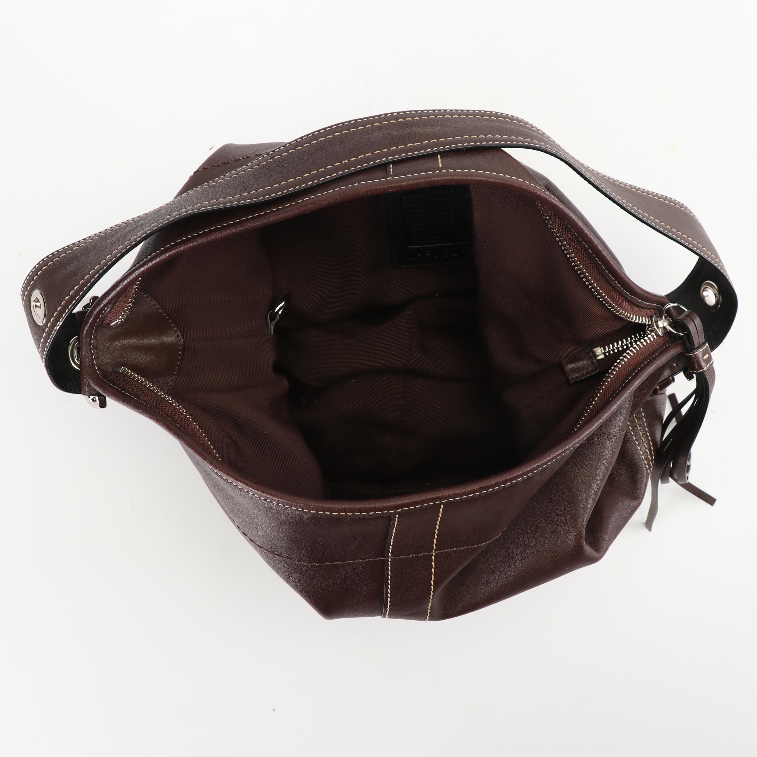 2005 Coach Soho Brown Leather Hobo Bag