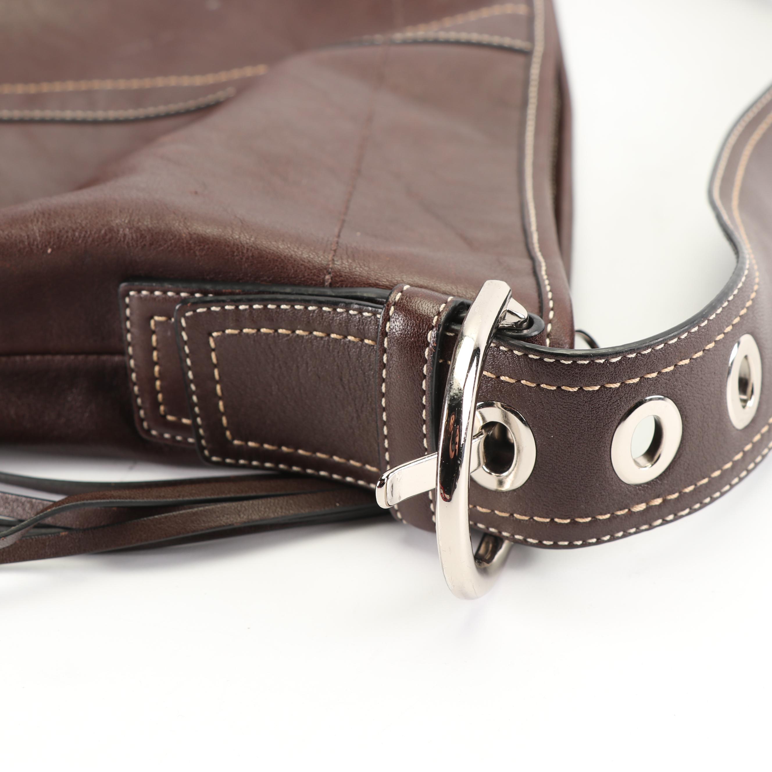 2005 Coach Soho Brown Leather Hobo Bag