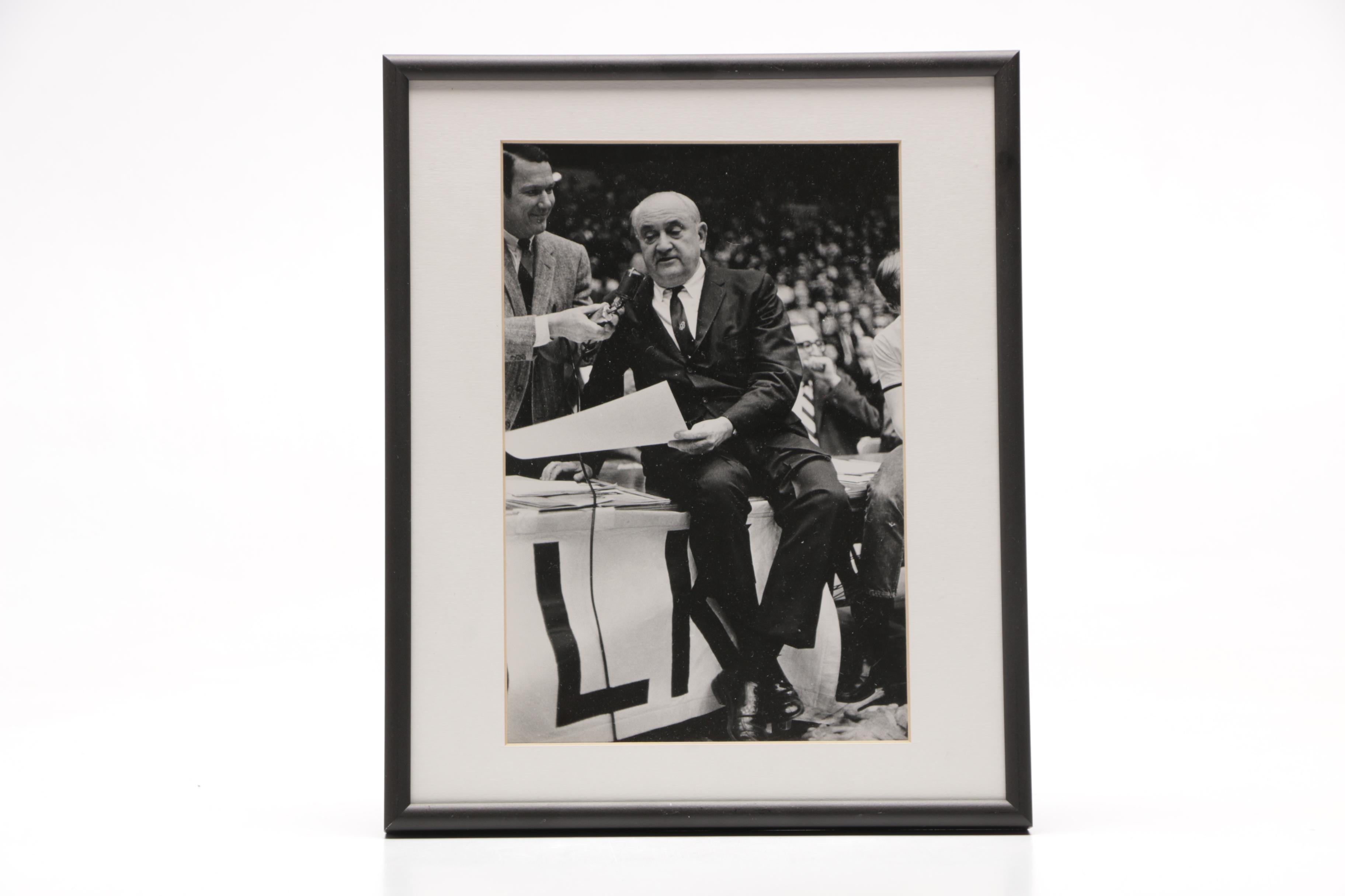 Authentic Piece of Rupp Arena Basketball Court with Framed Photo Print