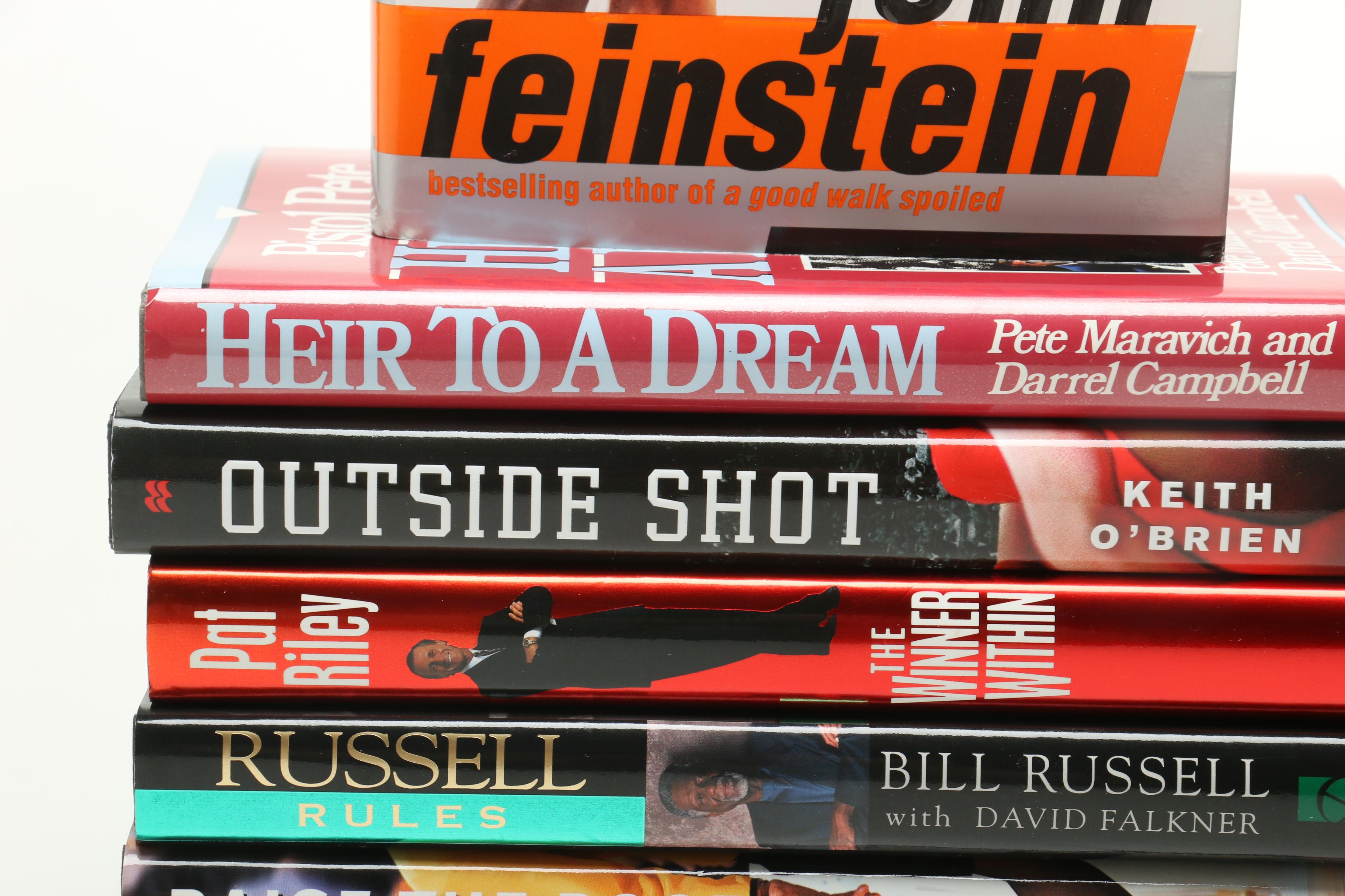 Contemporary Books on Basketbook including First Edition "Raise the Roof"