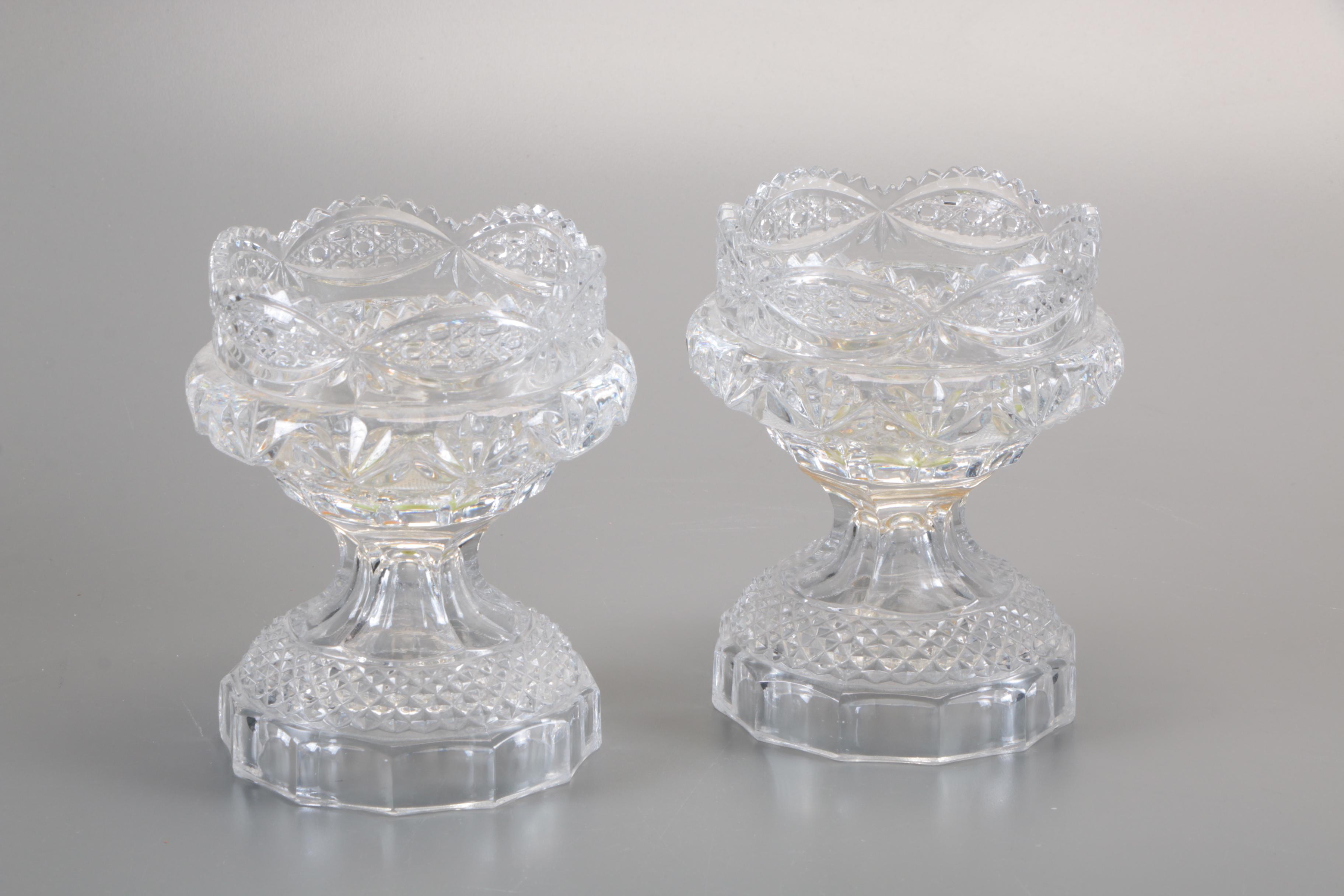 Pressed Glass Serveware and Decor