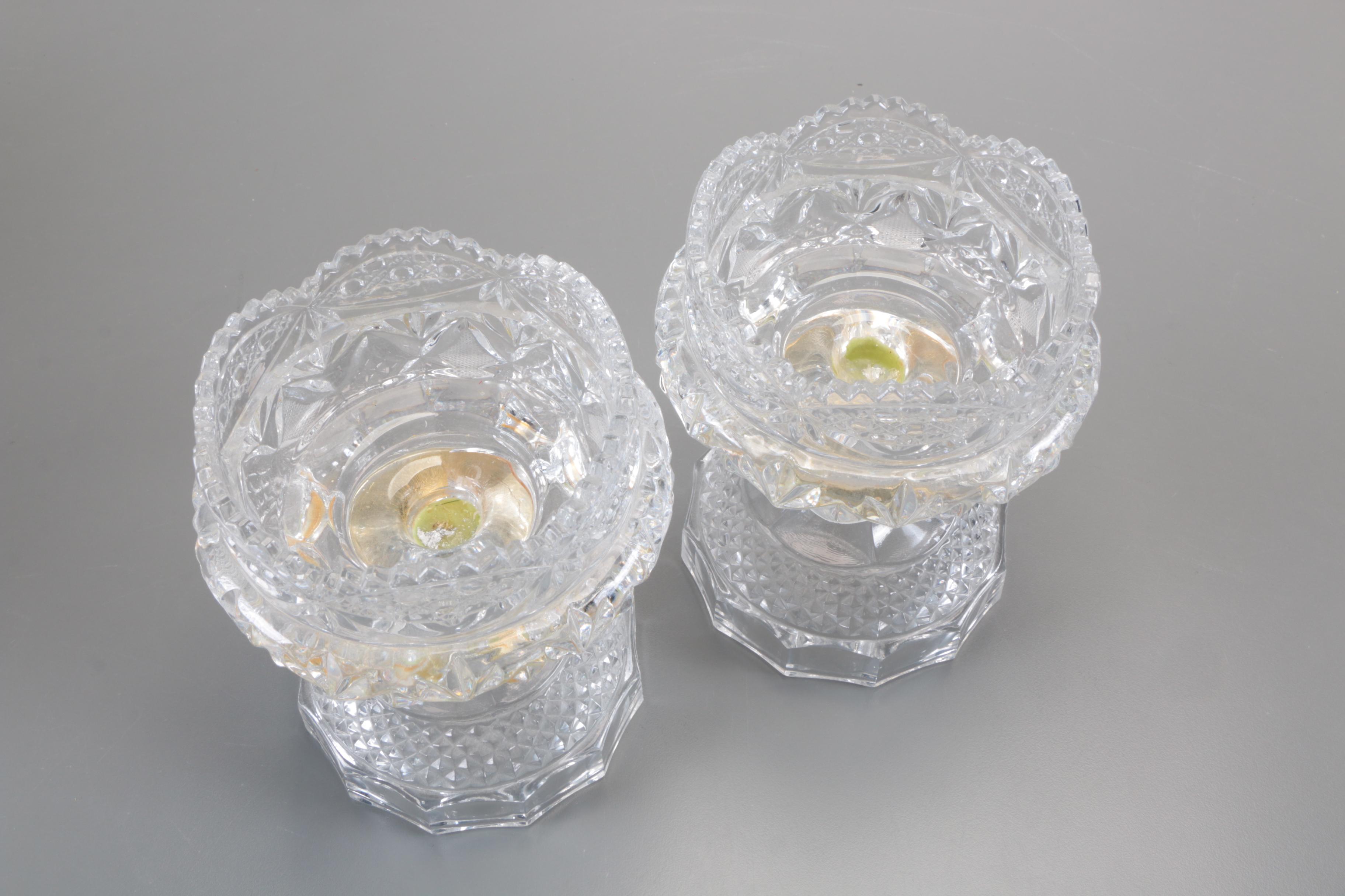 Pressed Glass Serveware and Decor