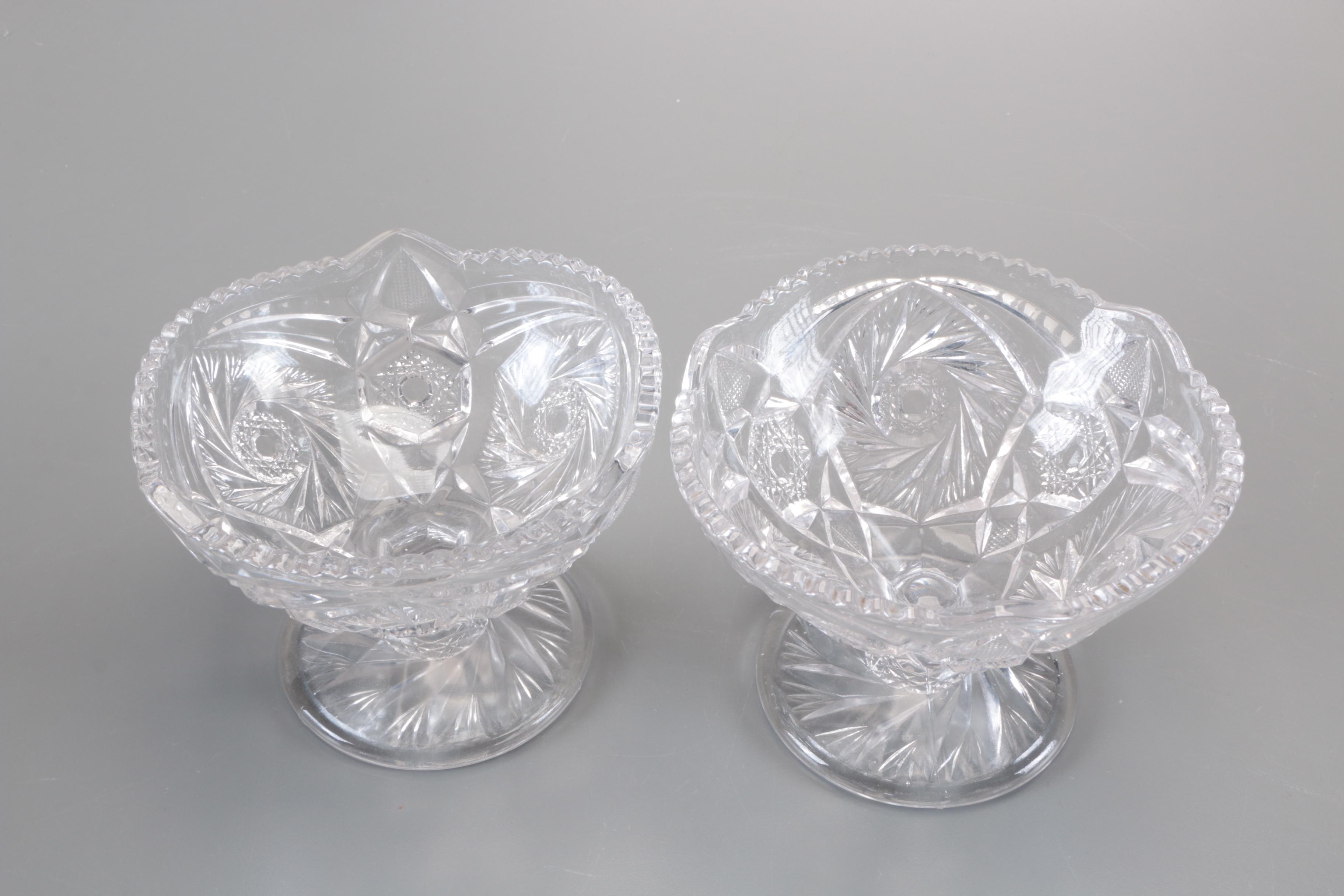 Pressed Glass Serveware and Decor