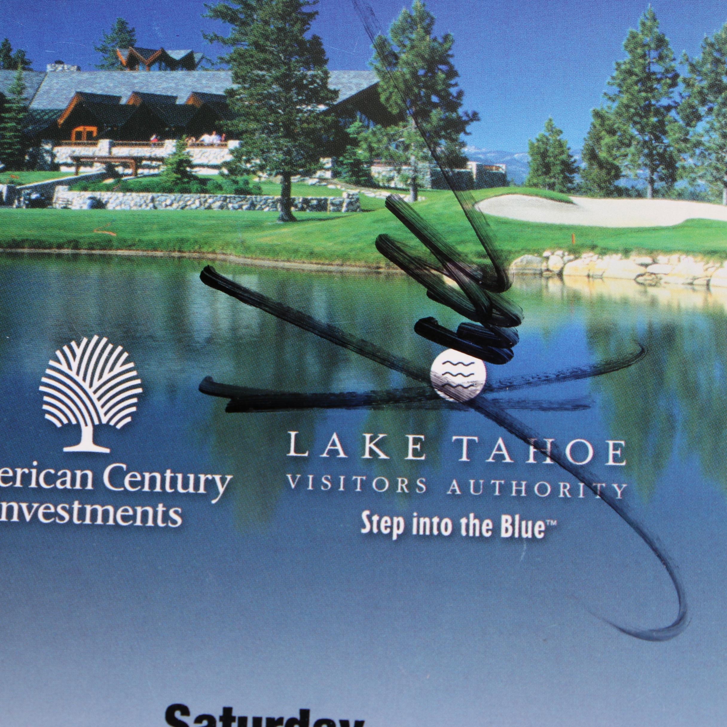 Marcus Allen Autographed American Century Golf Tournament Program