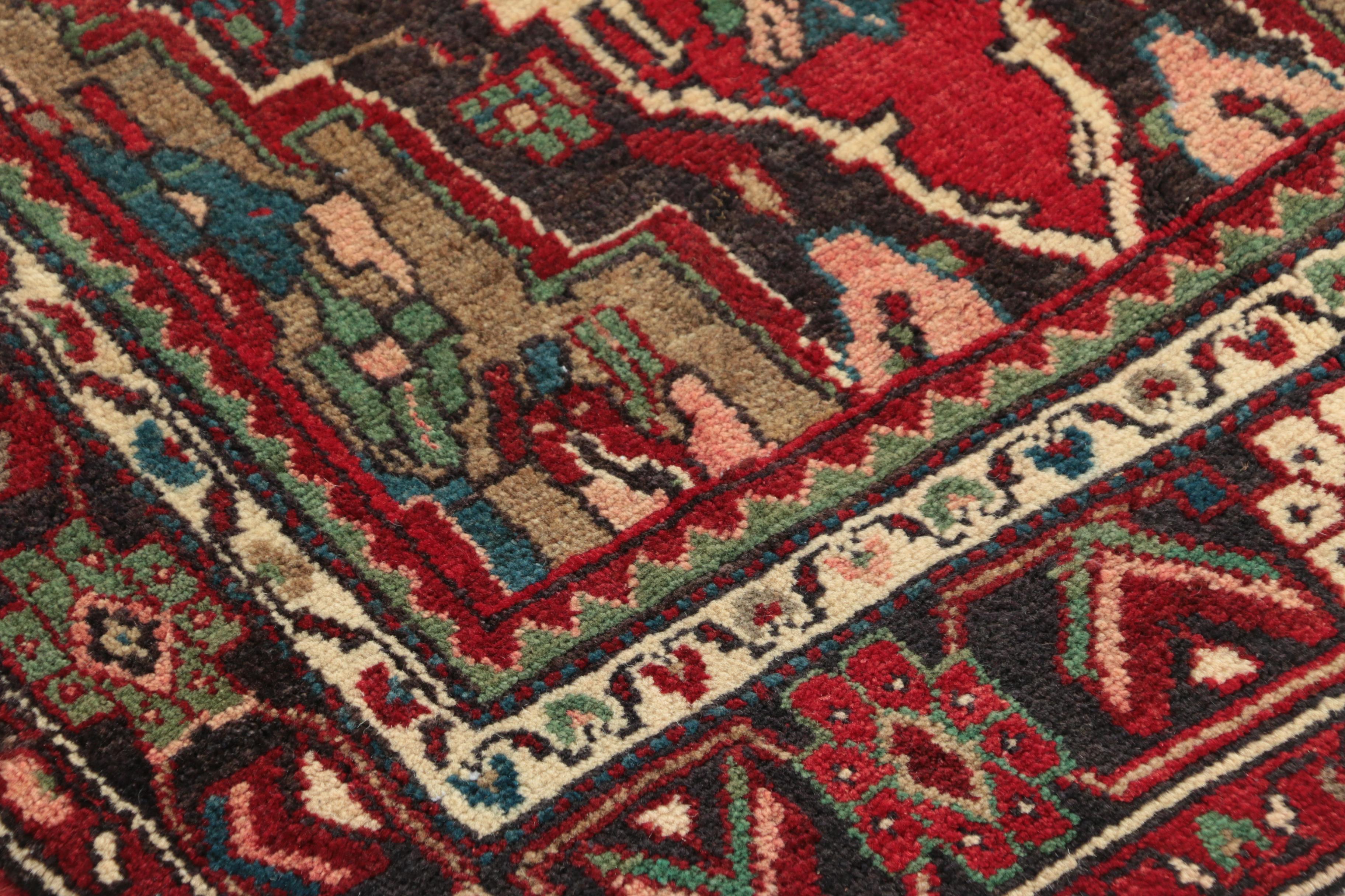 Hand-Knotted Persian Malayer Wool Rug