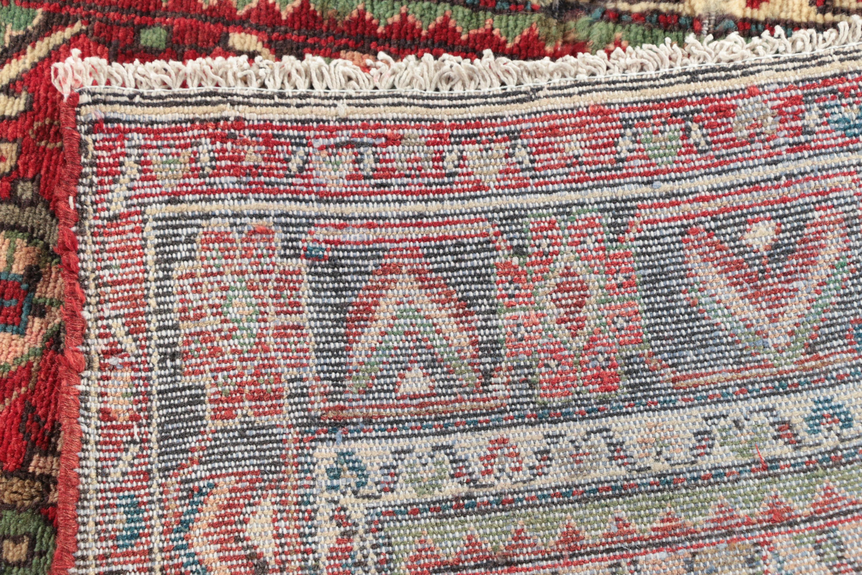 Hand-Knotted Persian Malayer Wool Rug