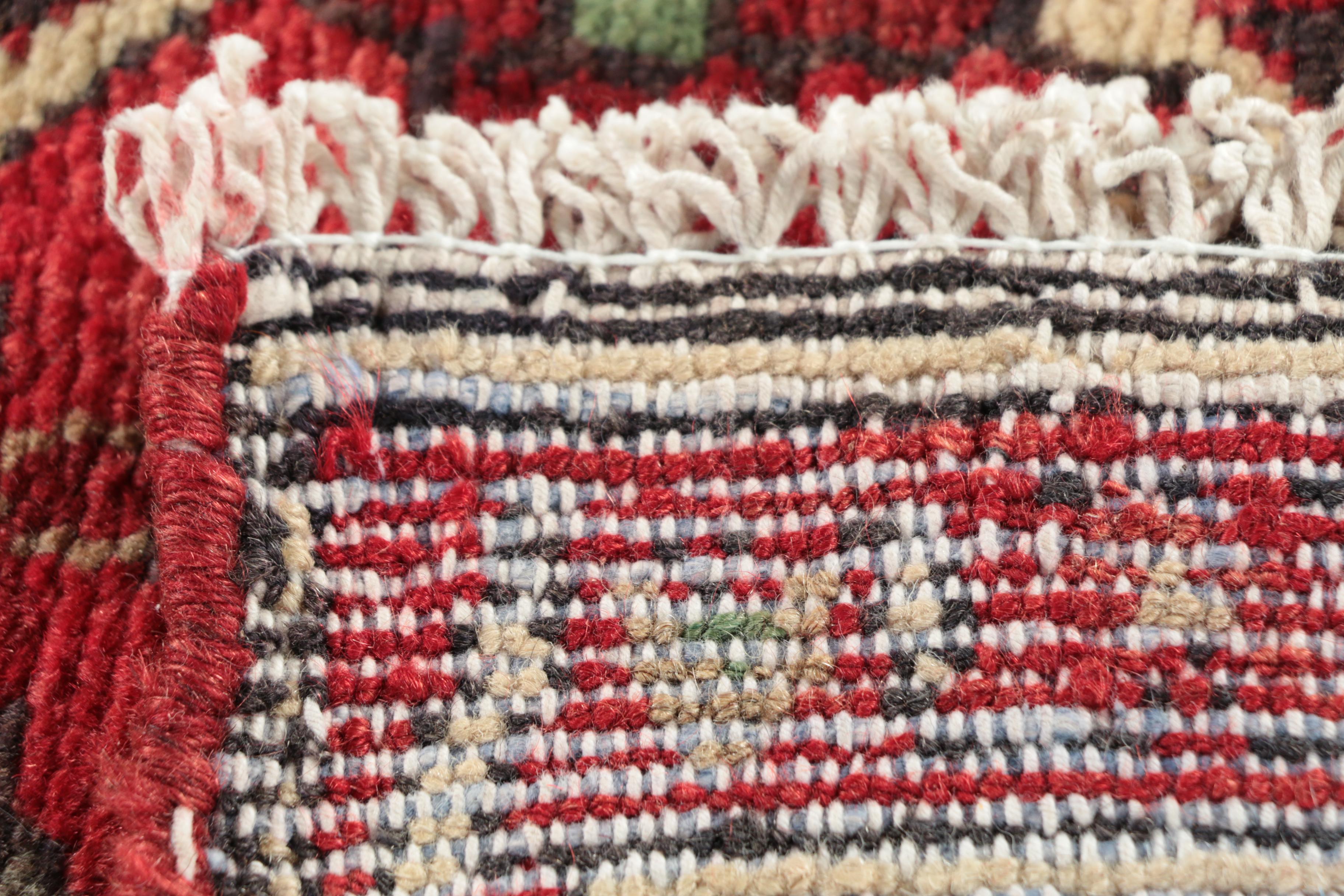 Hand-Knotted Persian Malayer Wool Rug