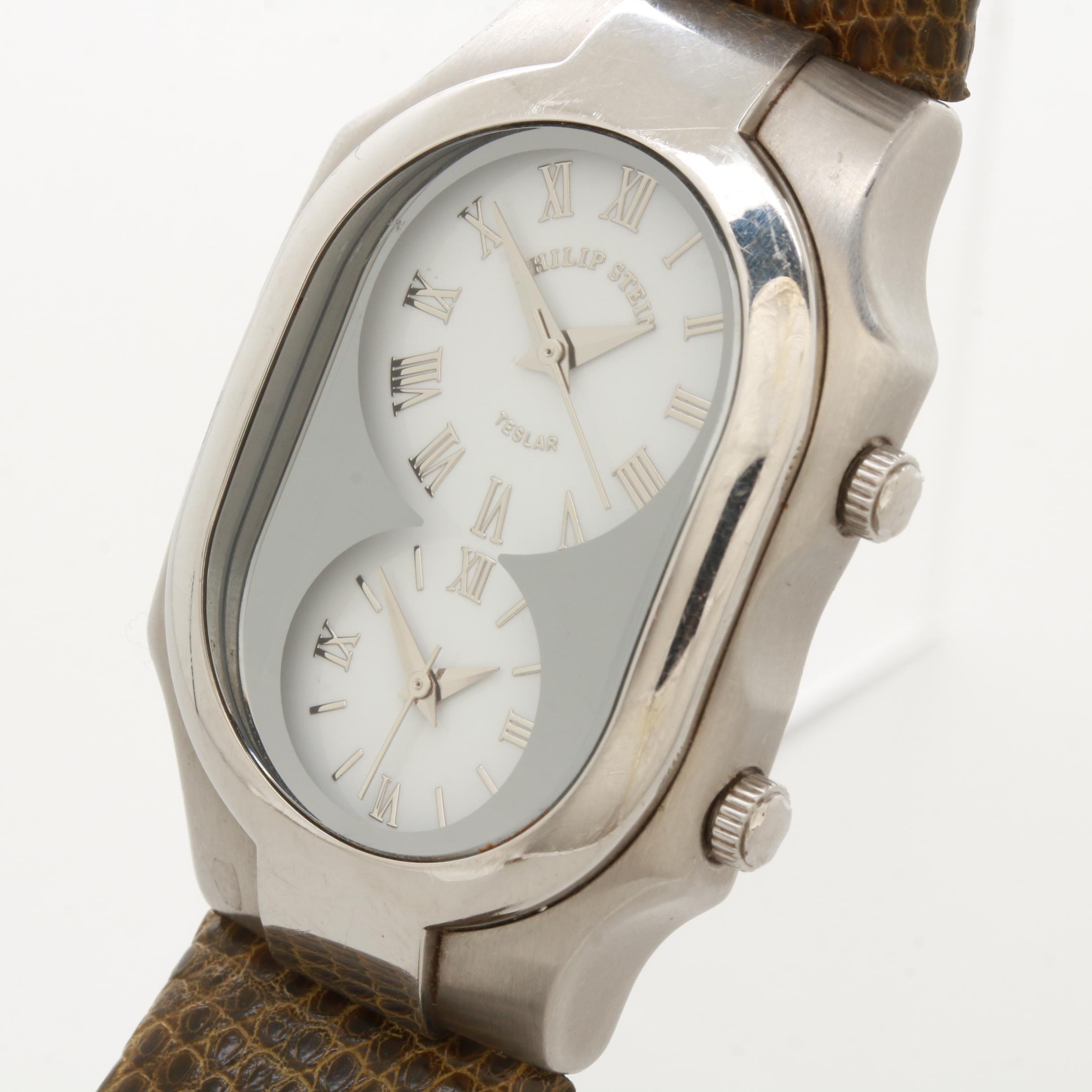 Philip Stein Teslar Dual Time Quartz Watch