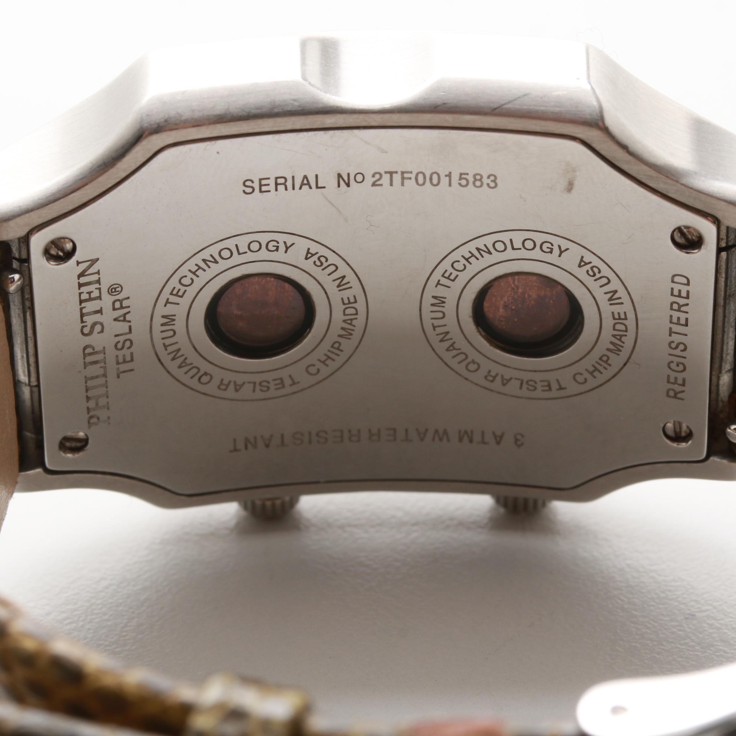 Philip Stein Teslar Dual Time Quartz Watch