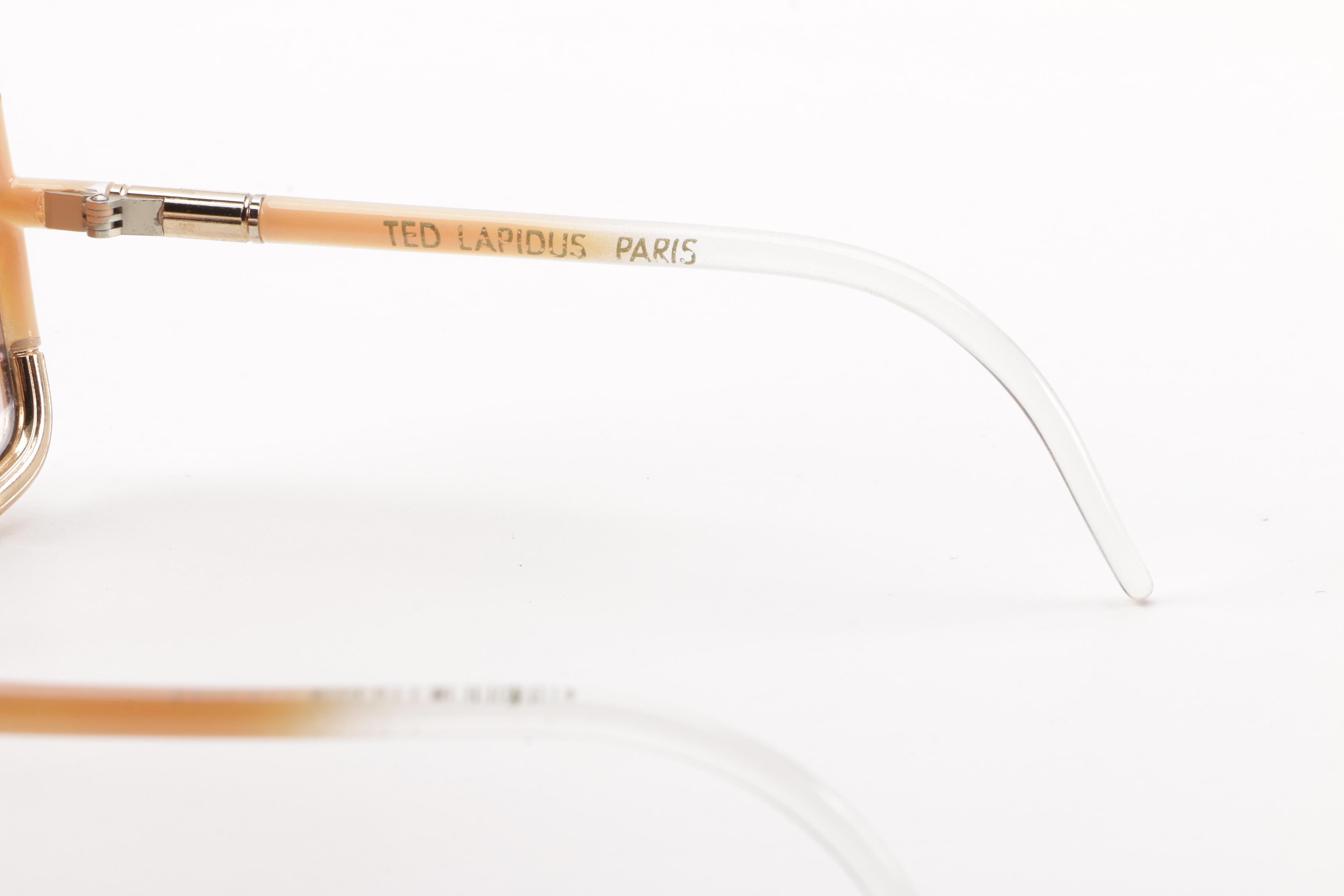 Ted Lapidus Paris Oversized Sunglasses, 1970s Vintage