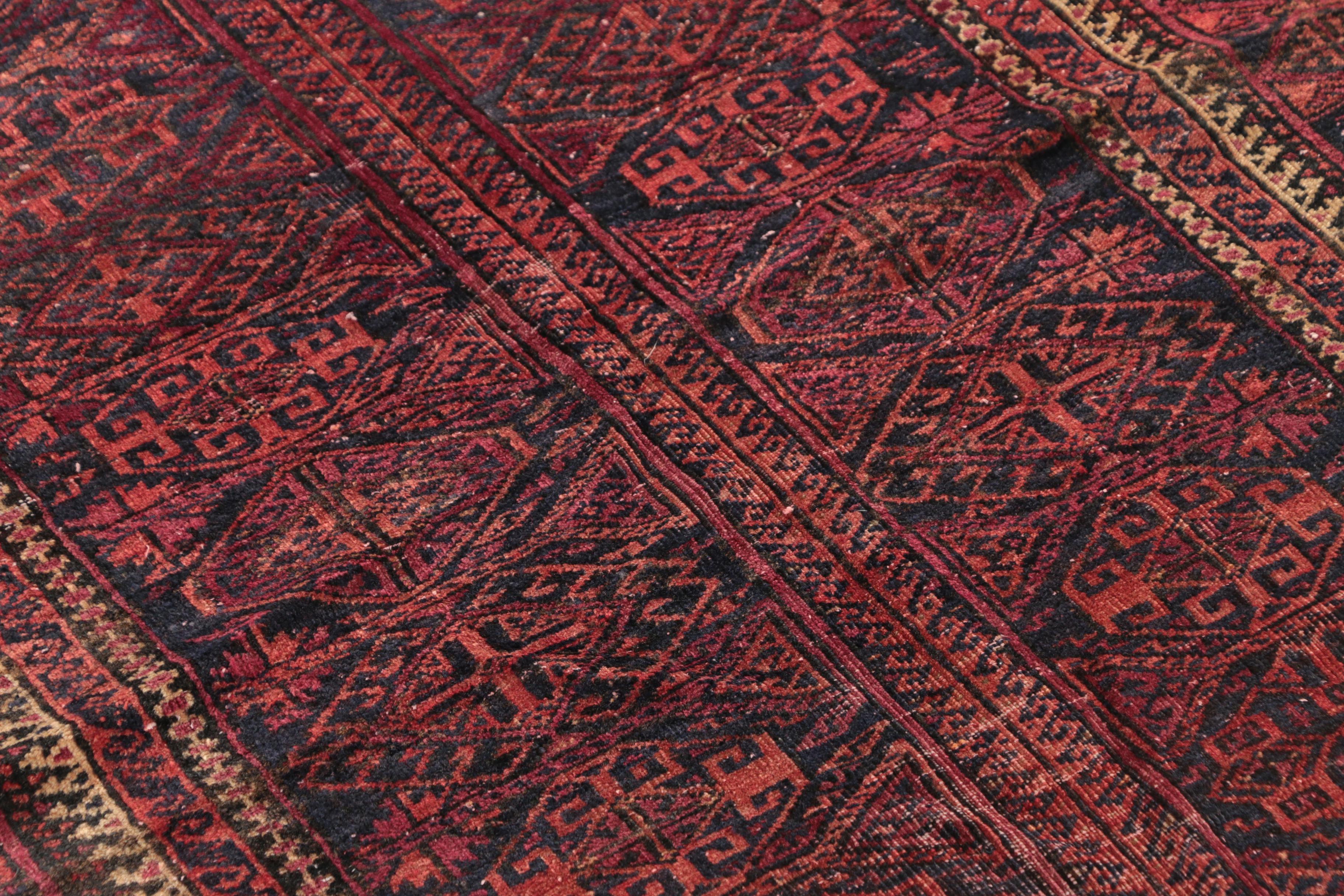 Hand-Knotted Yomud Dynak Wool Rug