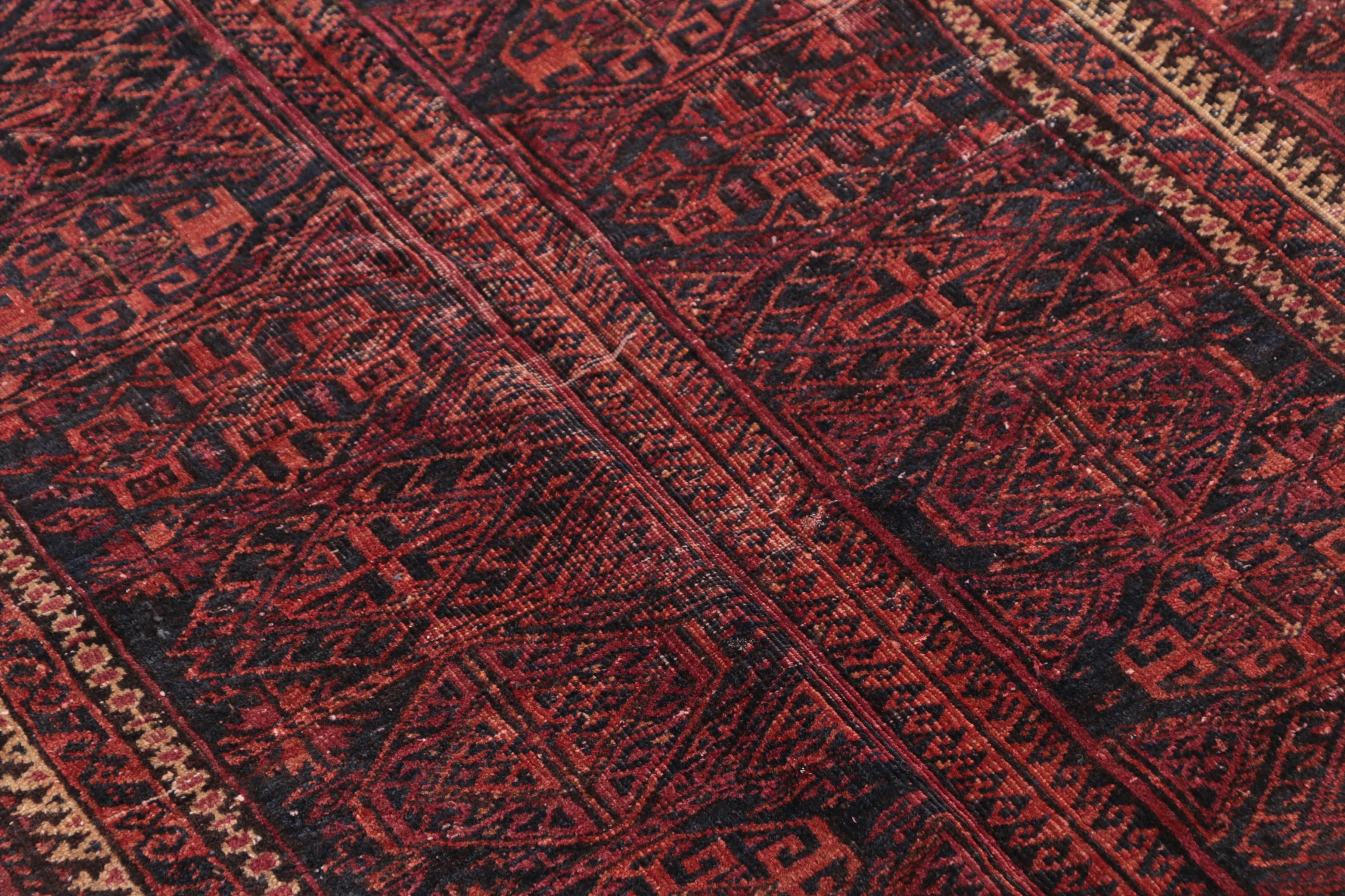 Hand-Knotted Yomud Dynak Wool Rug