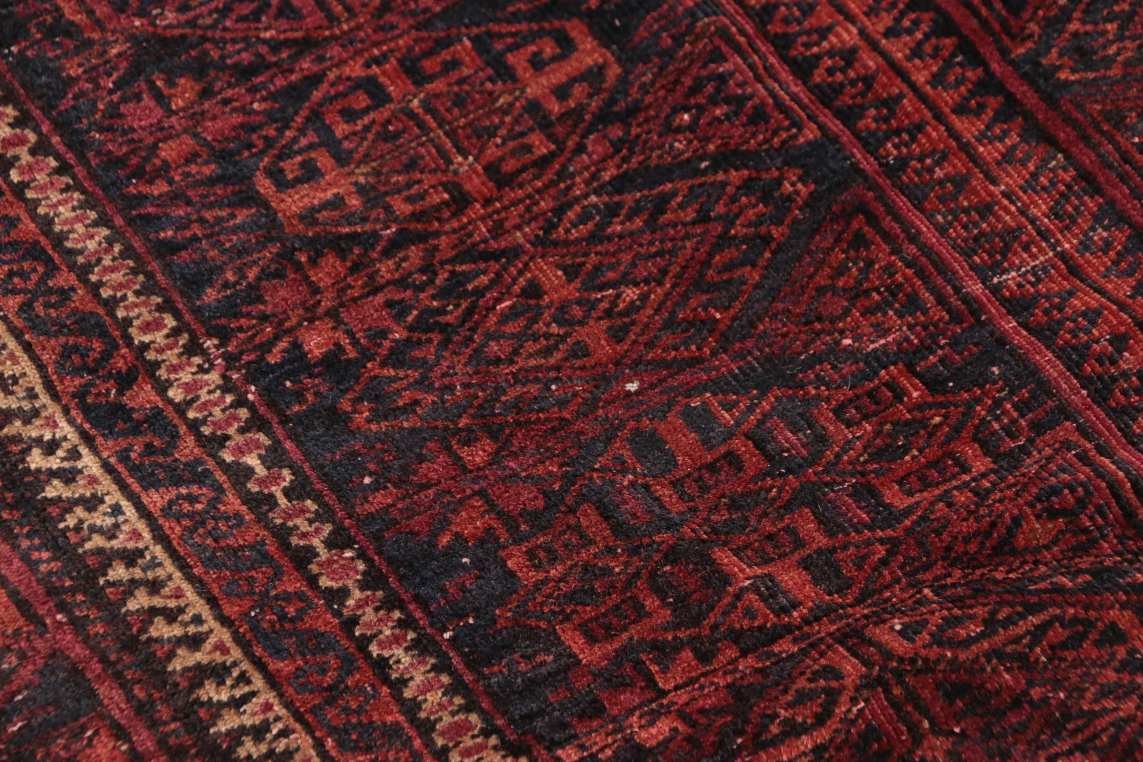 Hand-Knotted Yomud Dynak Wool Rug