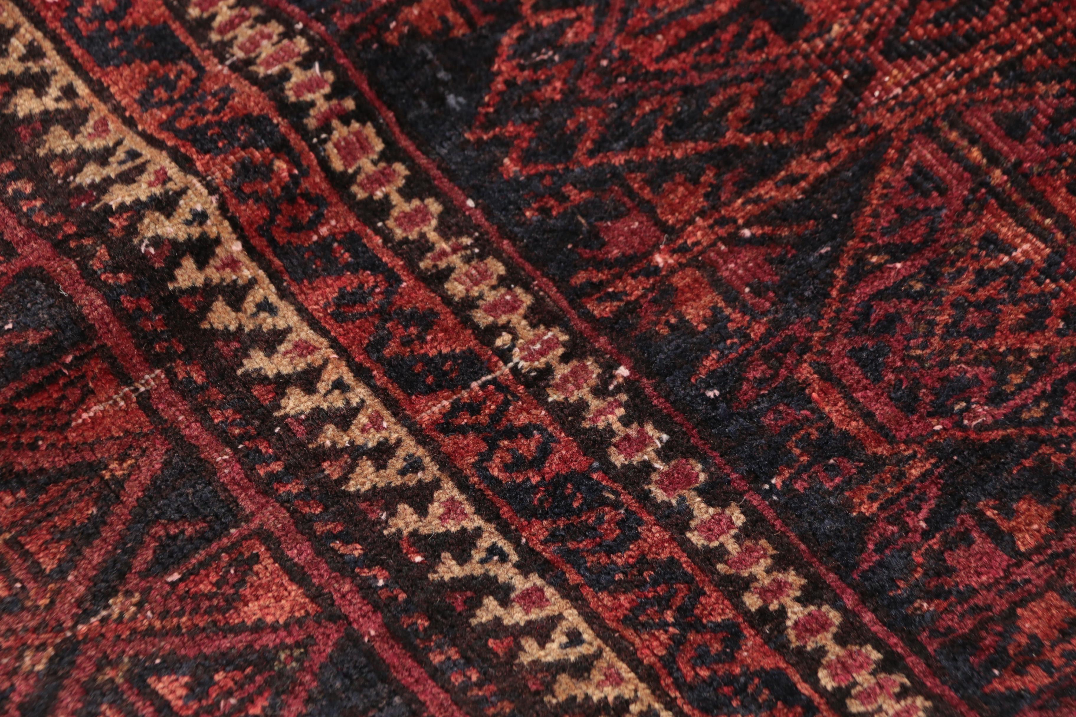 Hand-Knotted Yomud Dynak Wool Rug