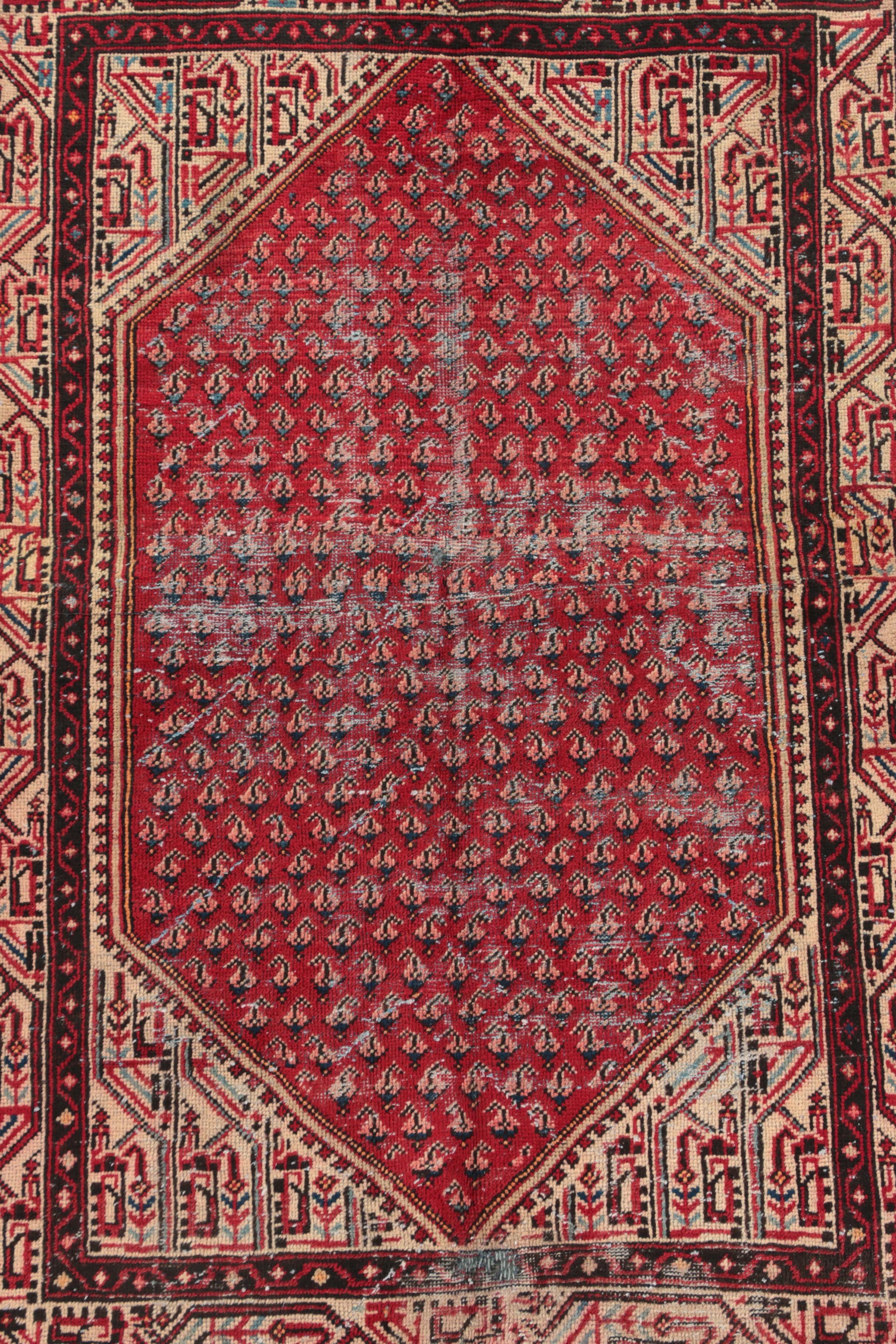 Hand-Knotted Persian Everu Wool Rug