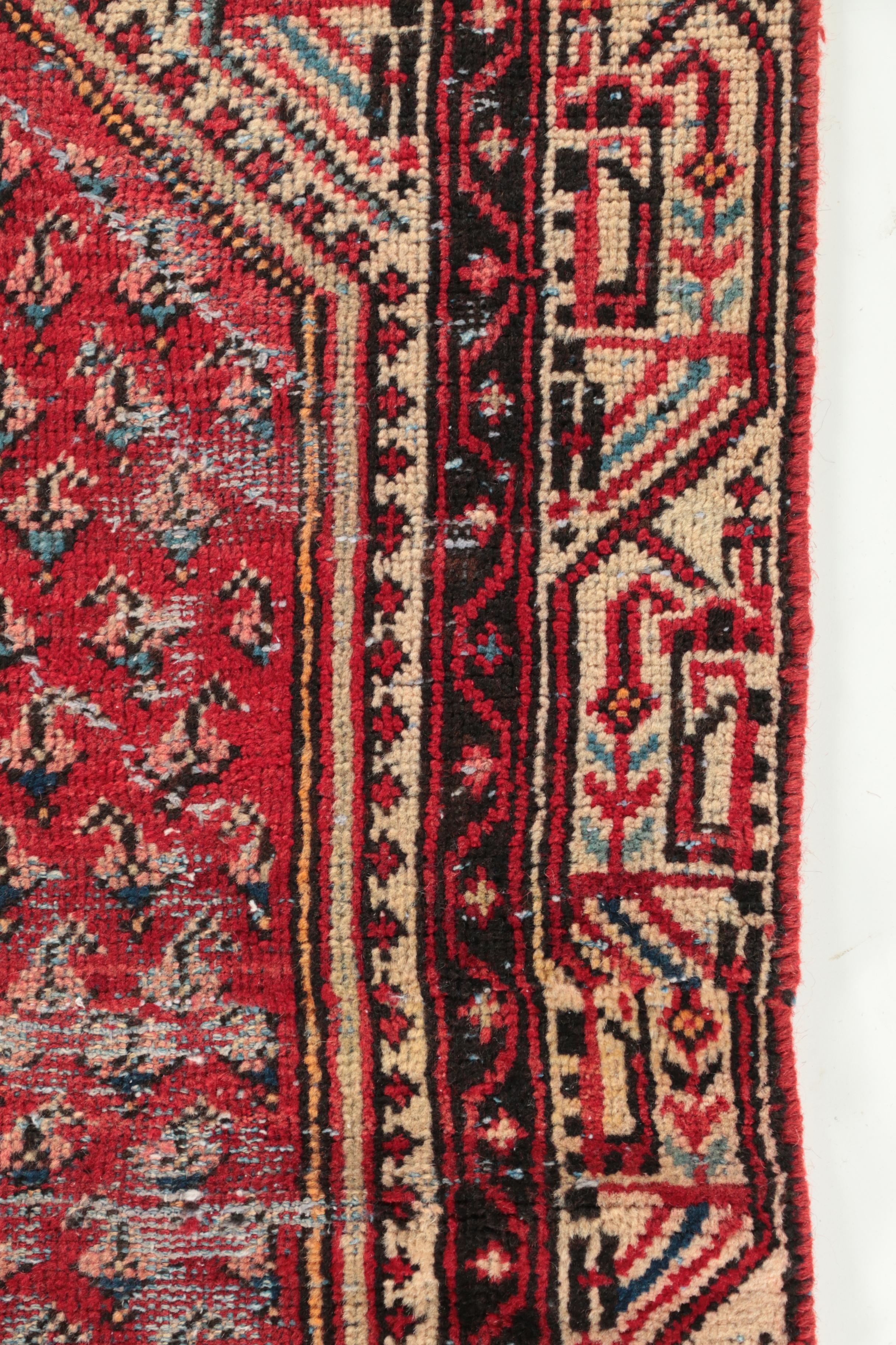 Hand-Knotted Persian Everu Wool Rug