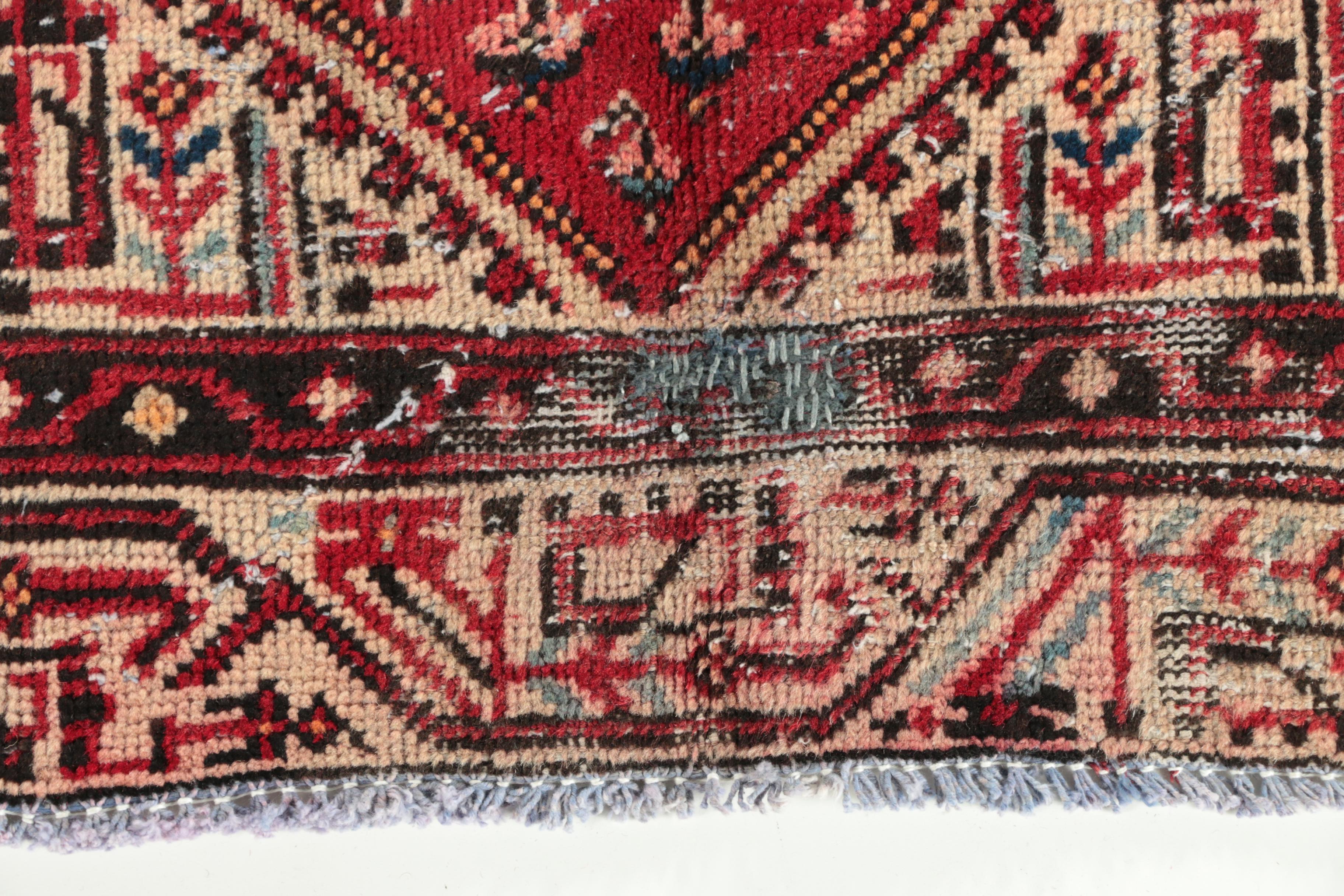 Hand-Knotted Persian Everu Wool Rug
